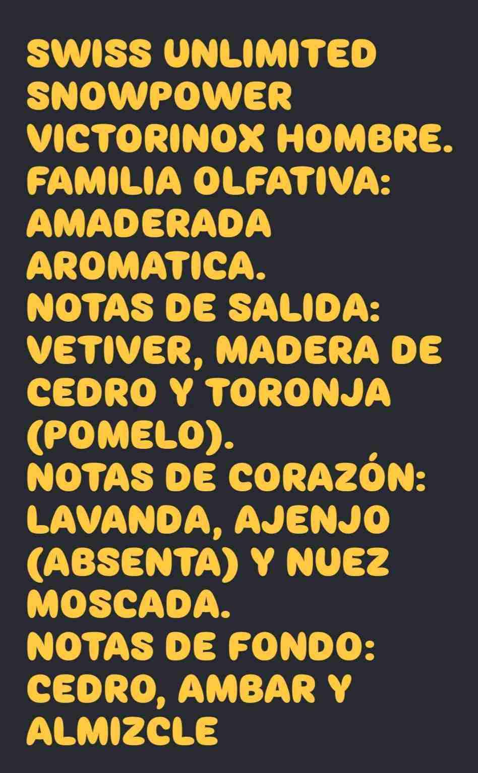 VICTORINOX SWISS UNLIMITED SNOWPOWER 30 ml HOMBRE. - miniatura 3