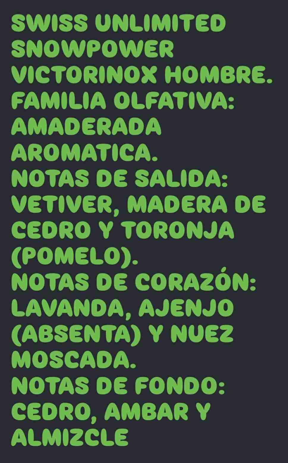 VICTORINOX SWISS UNLIMITED SNOWPOWER 30 ml HOMBRE. - miniatura 3