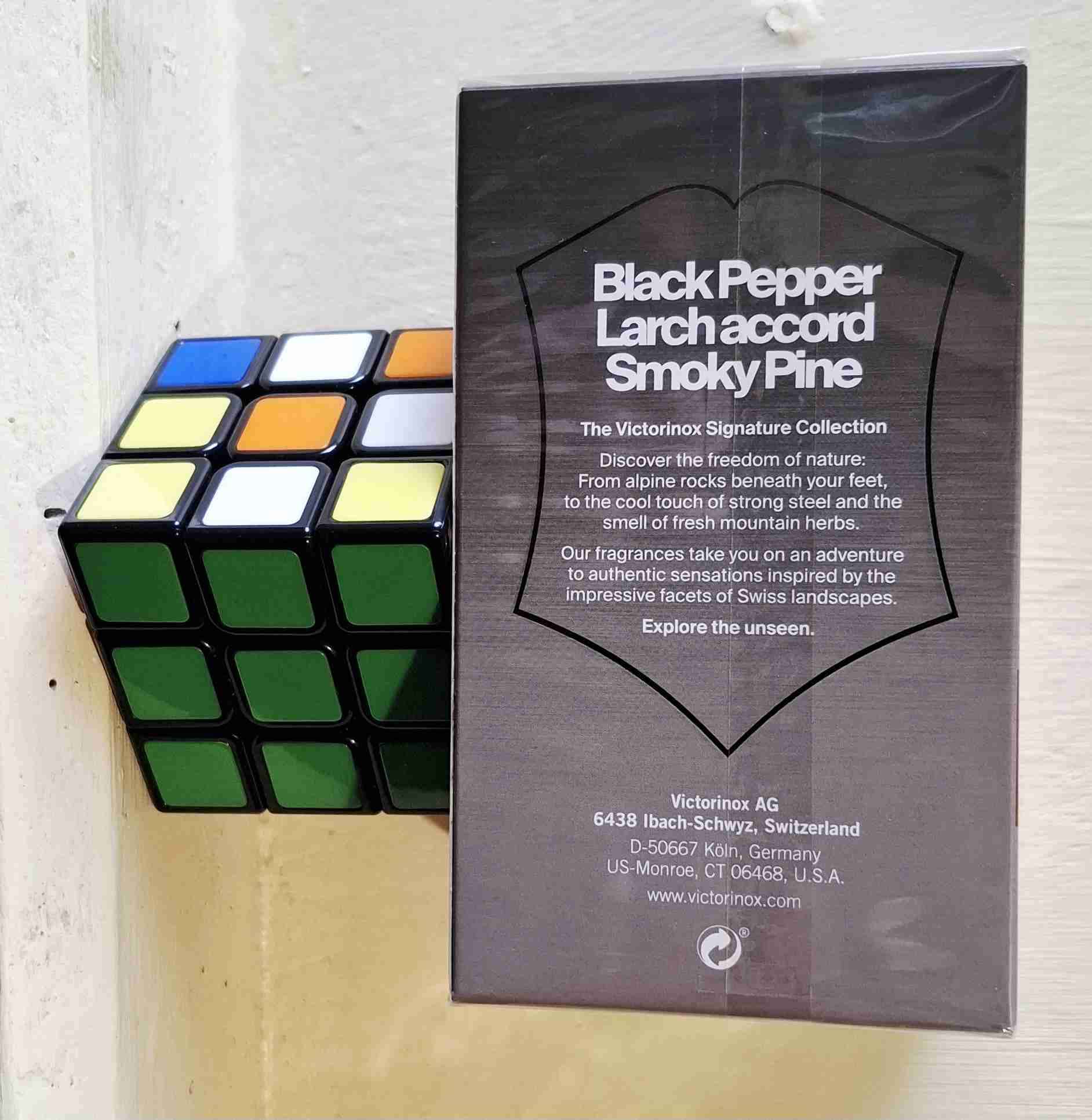 VICTORINOX BLACK STEEL 100 ml HOMBRE 😃 - 2