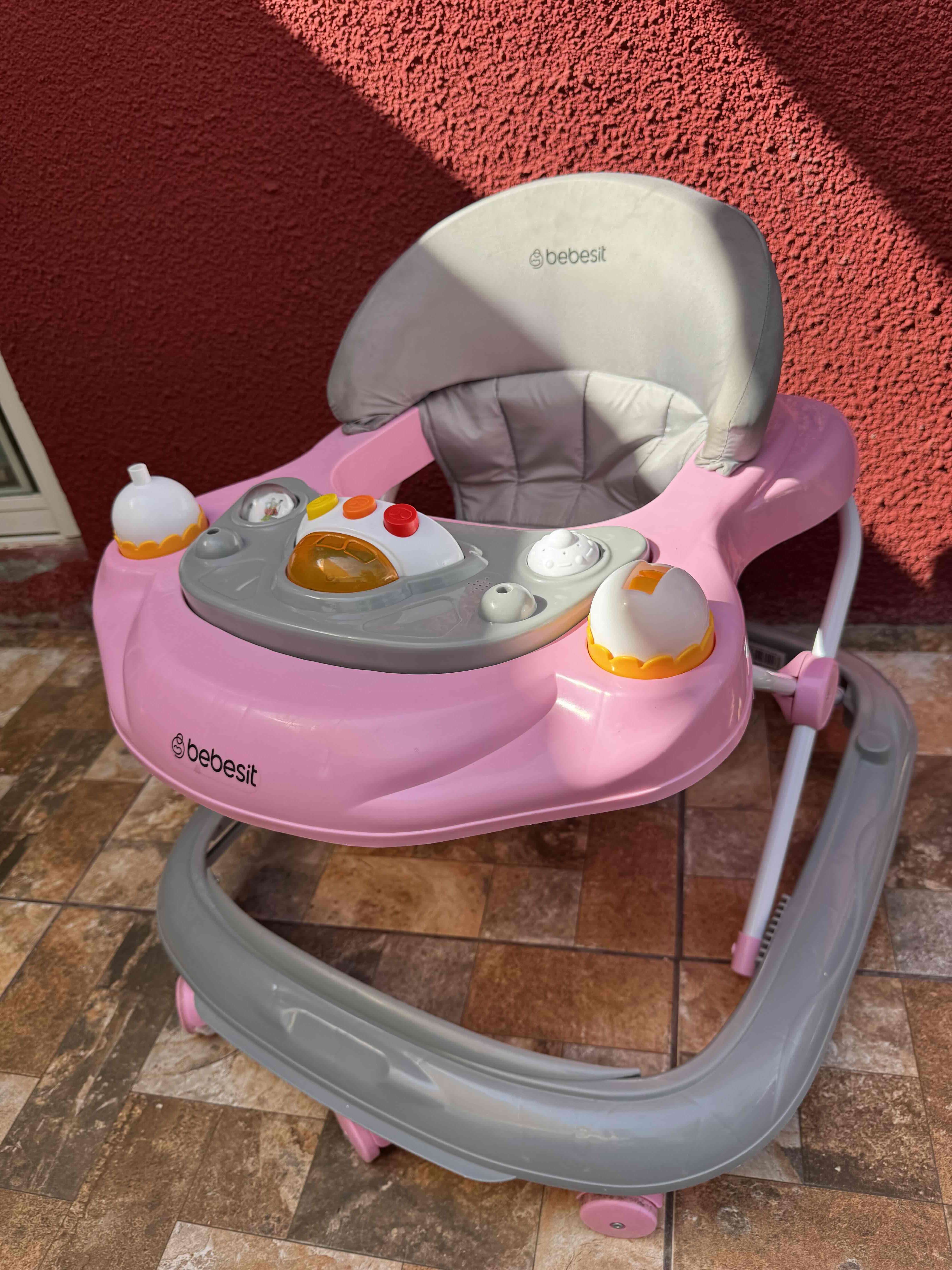 Andador bebé rosa Bebesit - 1
