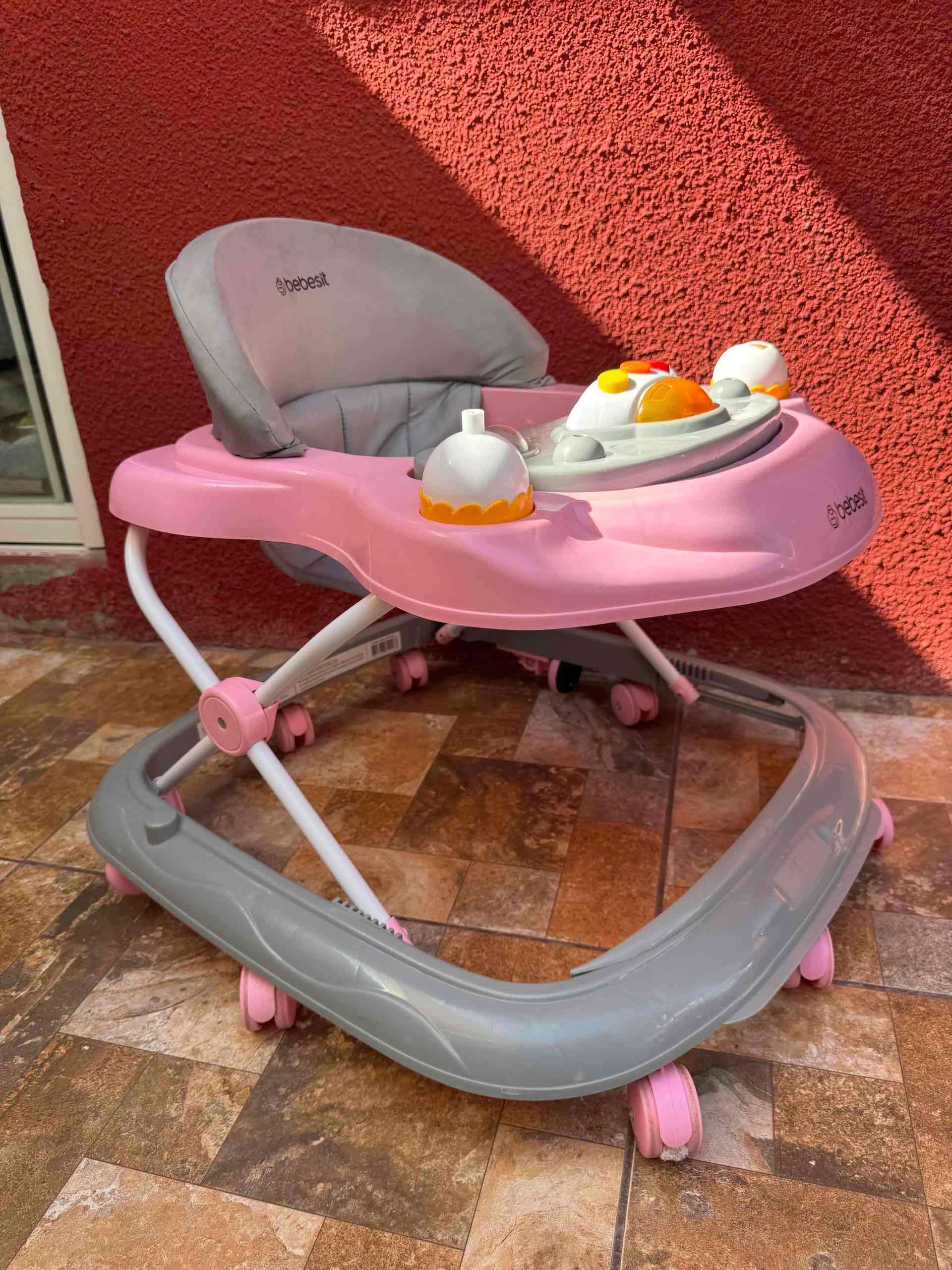 Andador bebé rosa Bebesit - 2