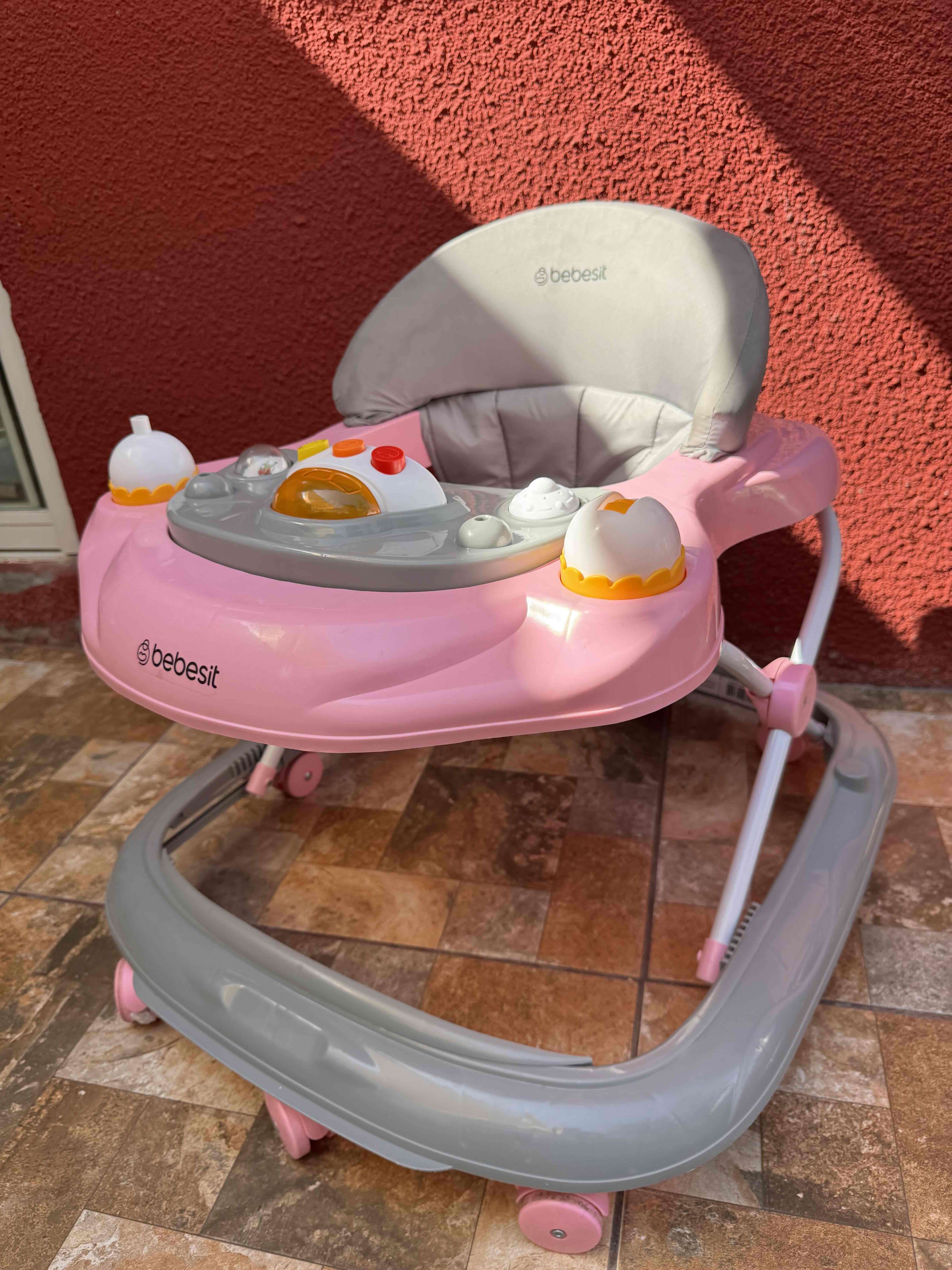 Andador bebé rosa Bebesit - 6