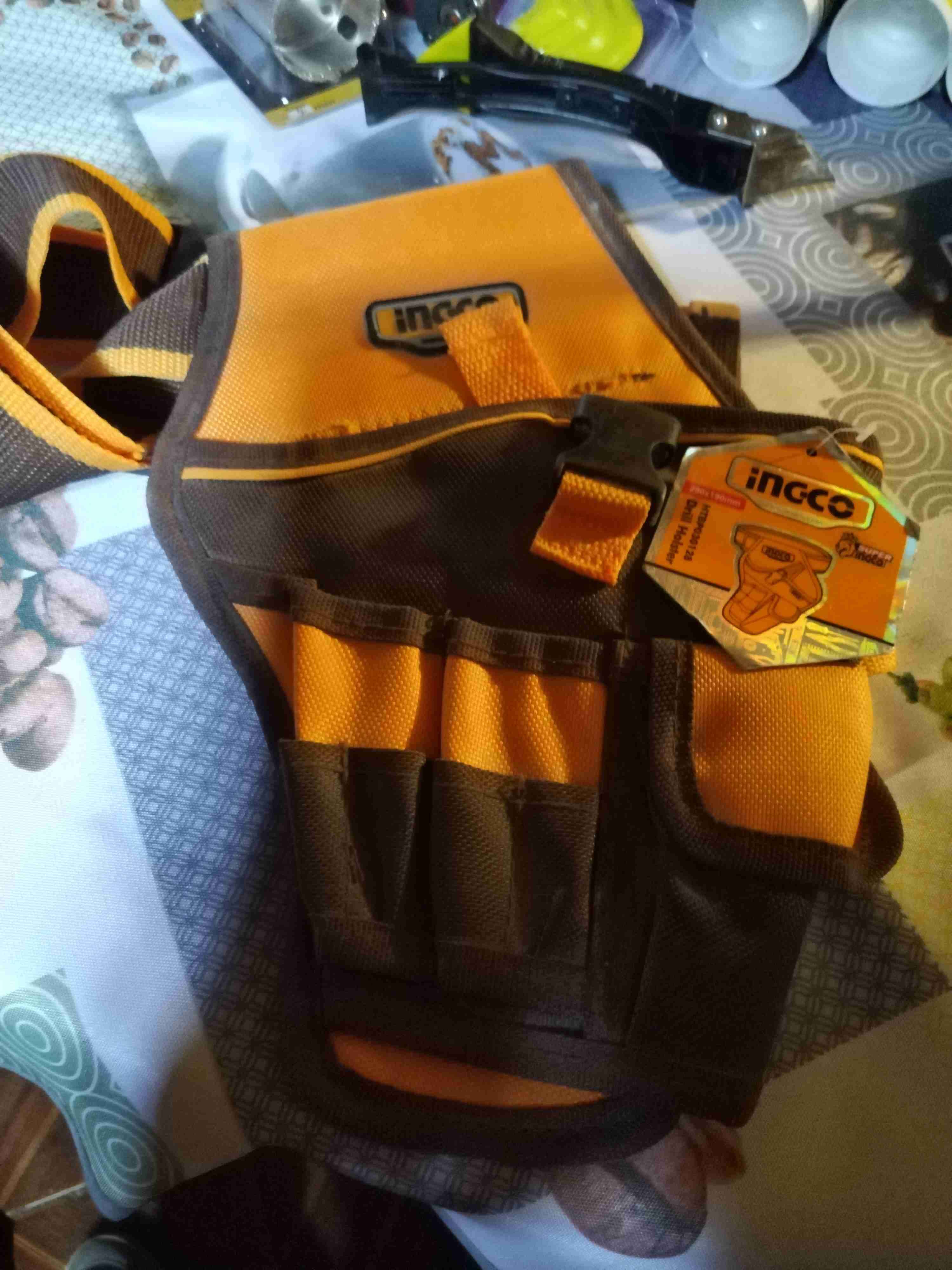 Porta taladro ingco y guantes uberman - 1