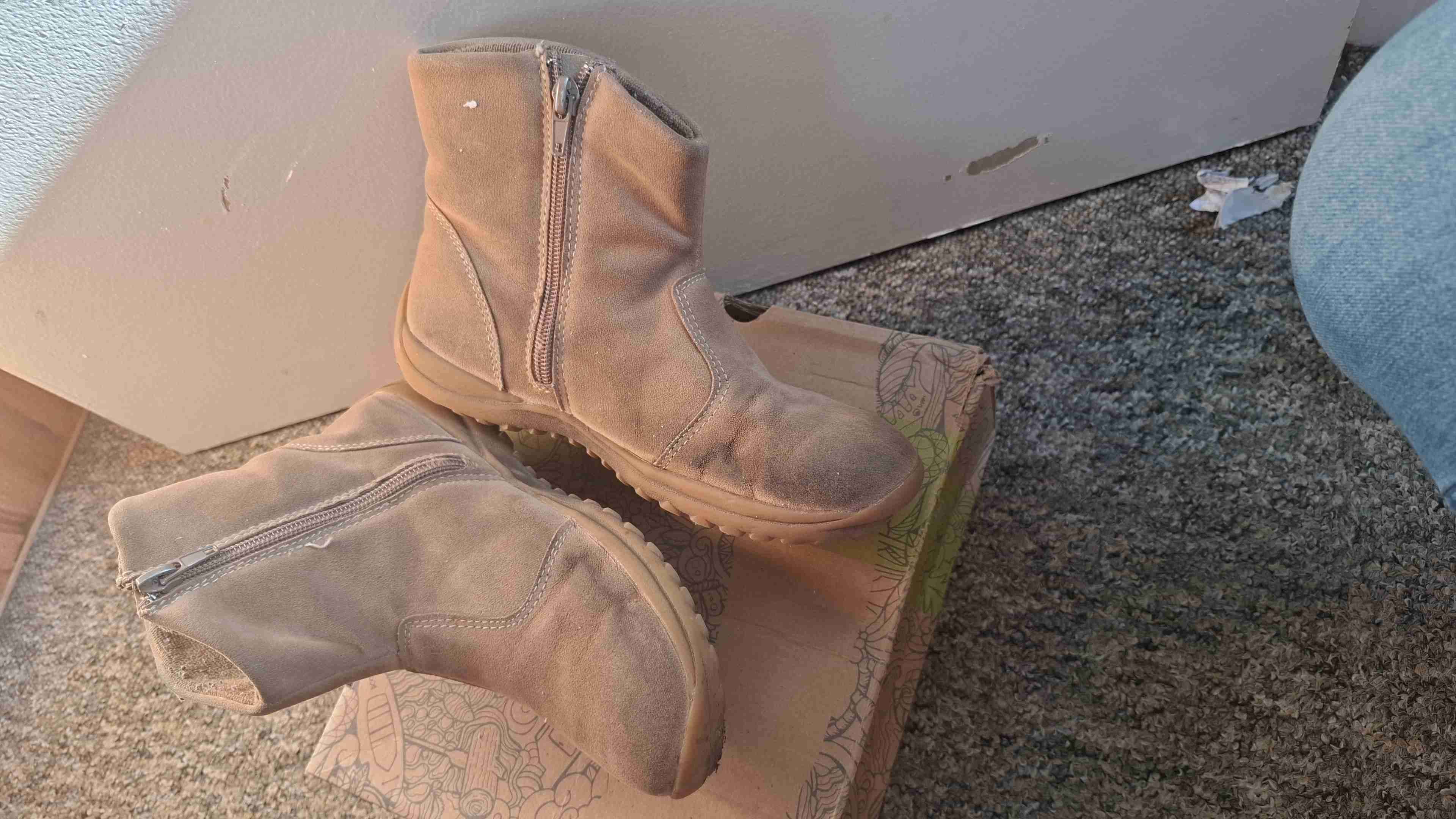 Botas de trekking moradas - miniatura 2