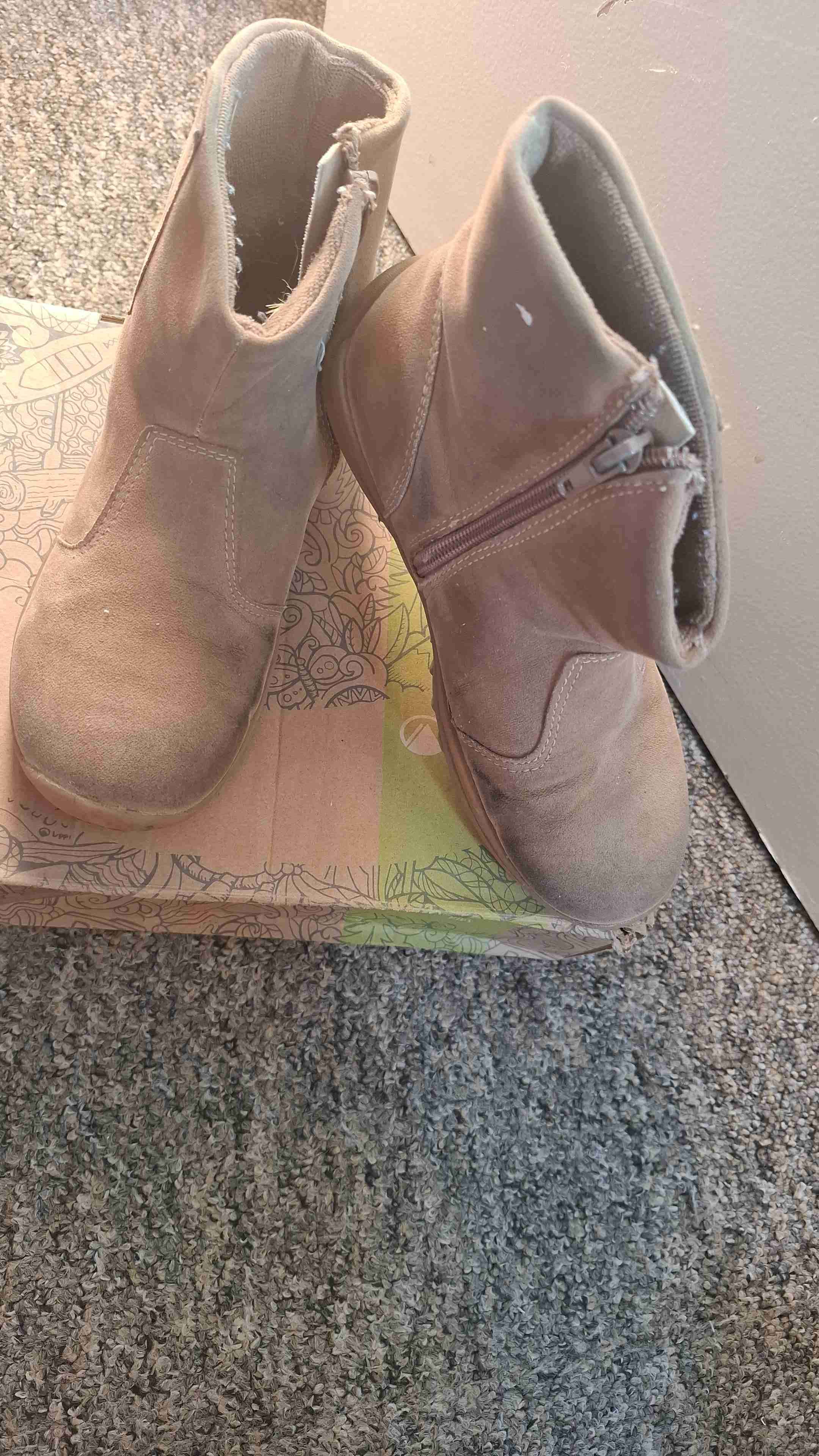 Botas de trekking moradas - miniatura 3