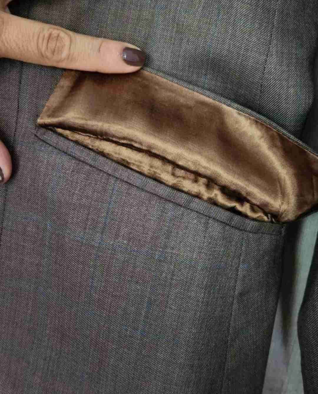 Blazer gris elegante - miniatura 5