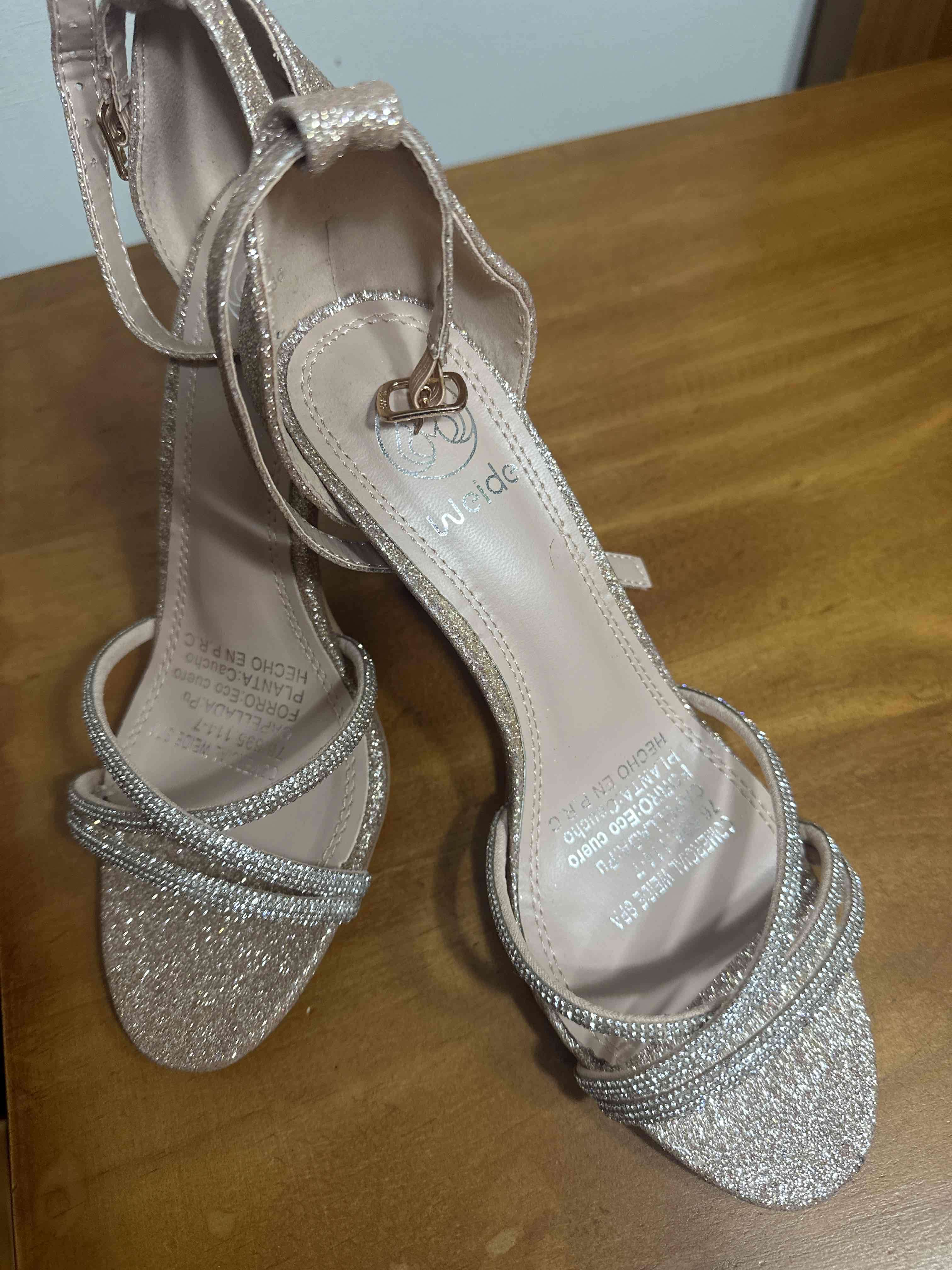 Tacones rosados brillantes Weide - miniatura 3