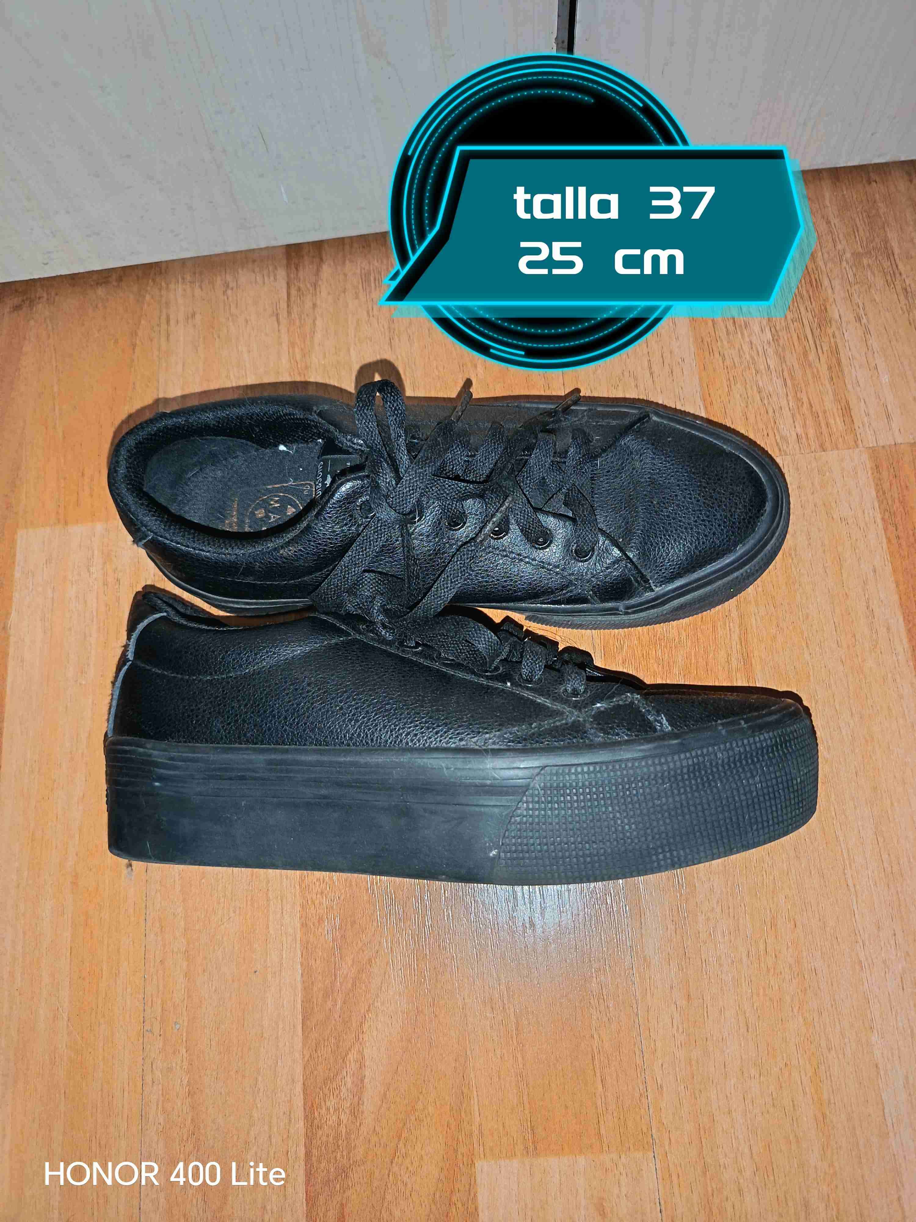 Zapatillas negras talla 40.5 - miniatura 3