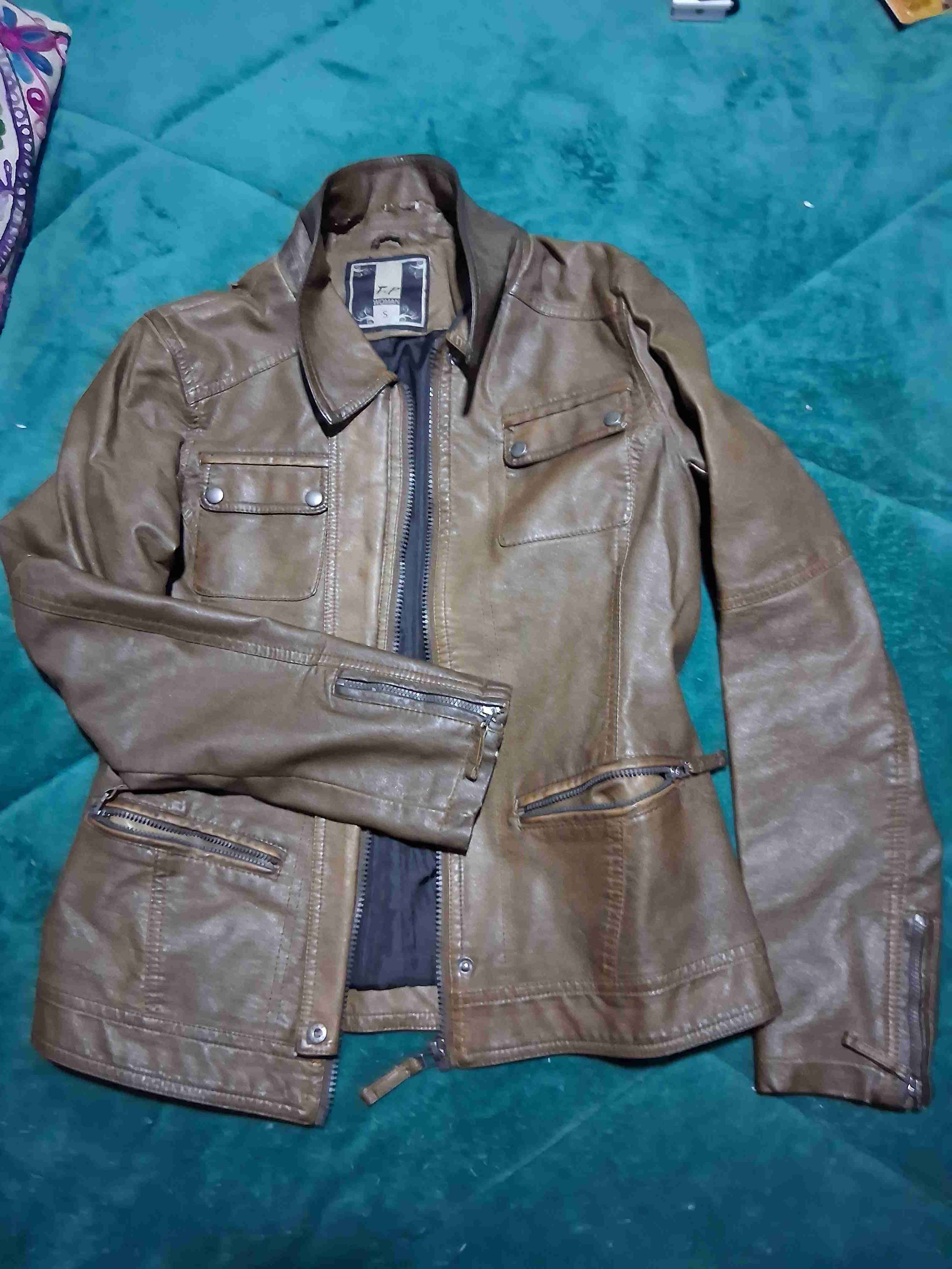 Chaqueta de cuero marrón - 2