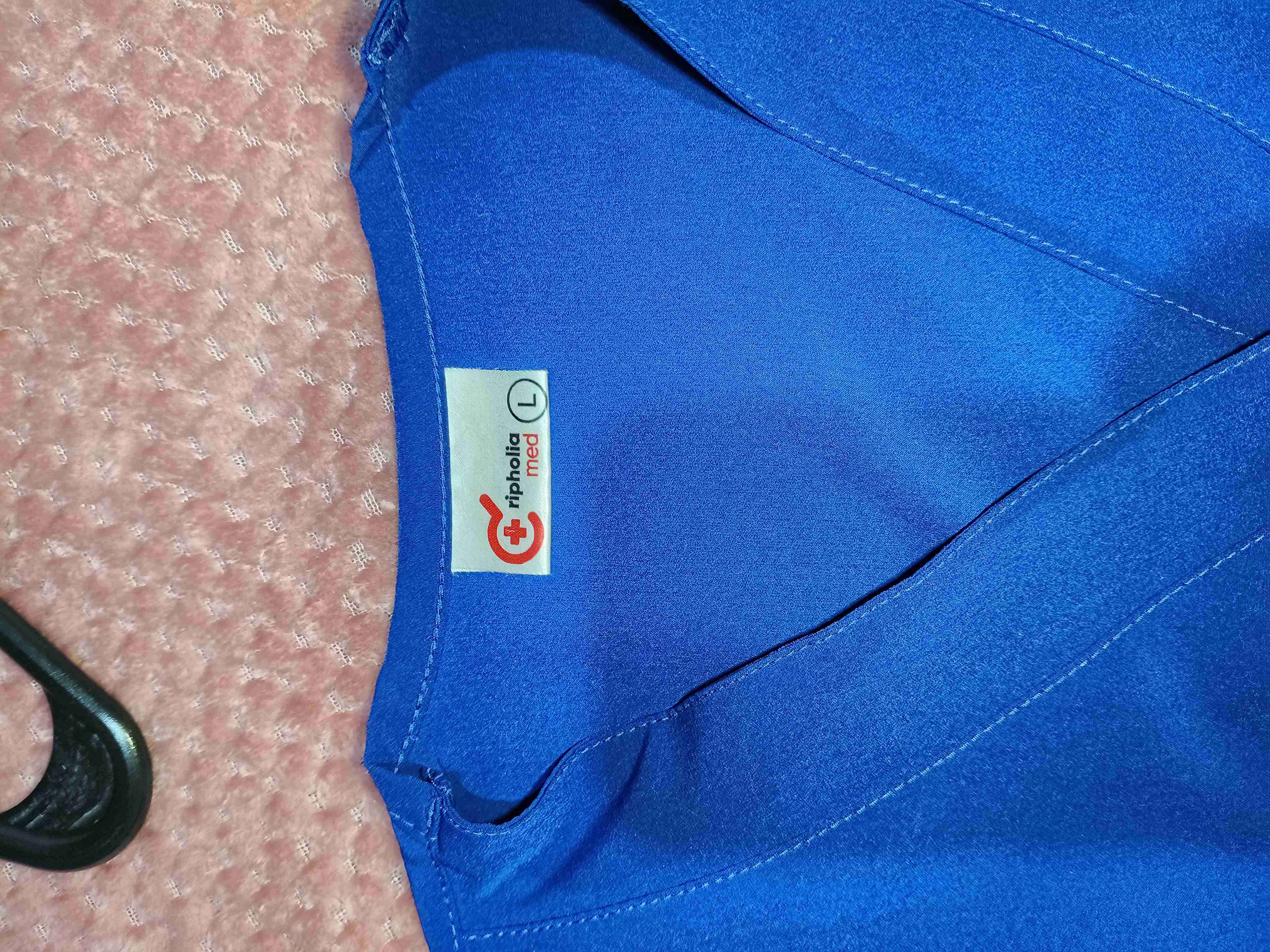 Uniforme médico azul Antifluido talla L - 2