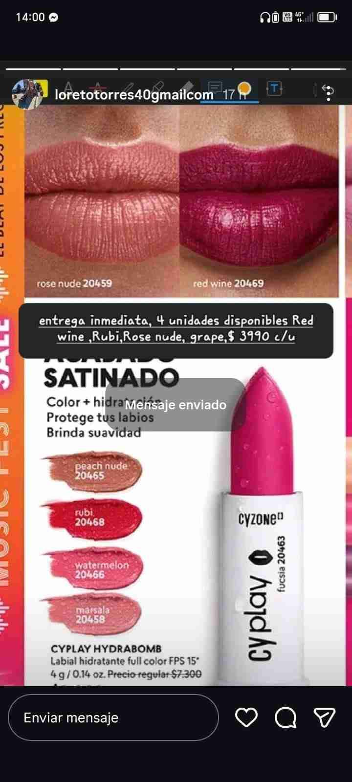 Botines café de cuero, talla 40 - miniatura 3