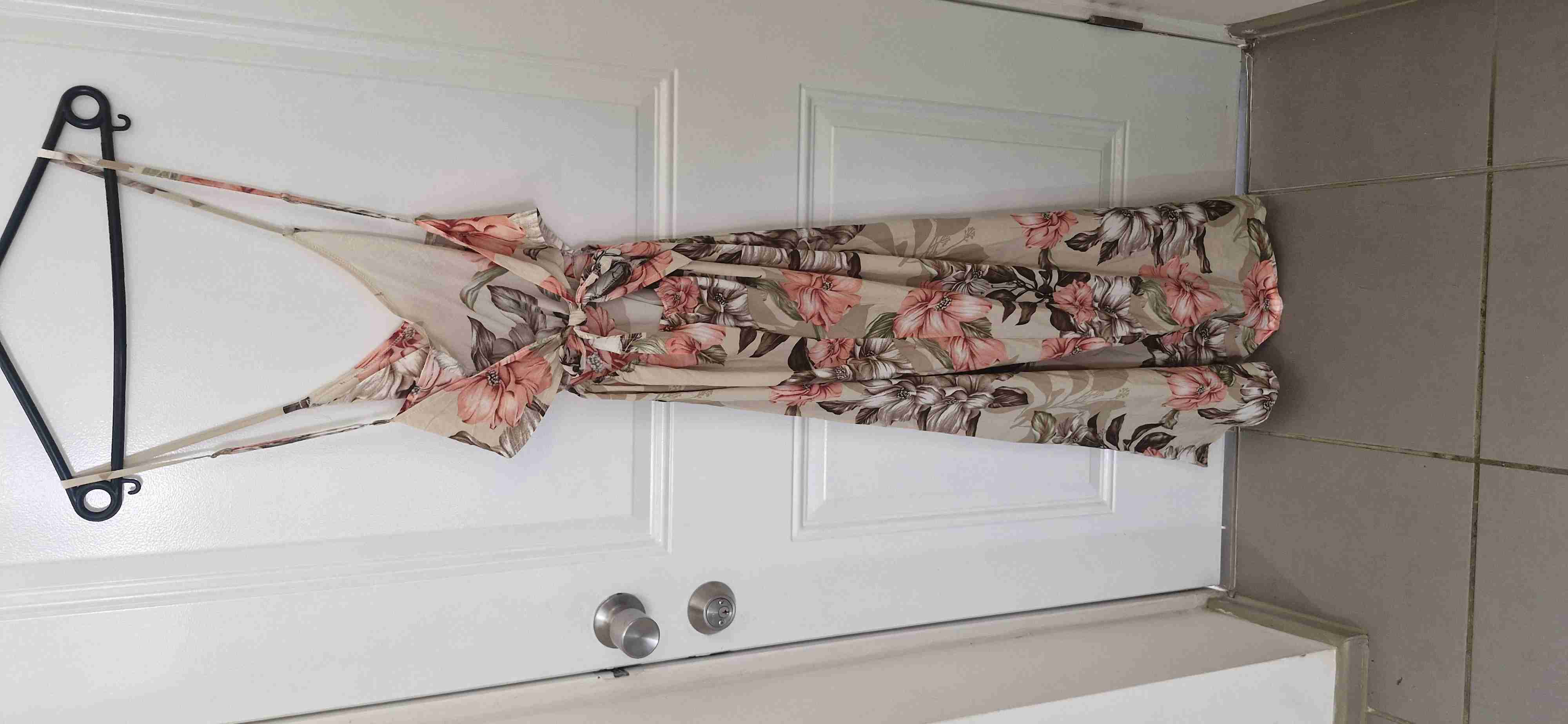 Vestido largo floral - 1