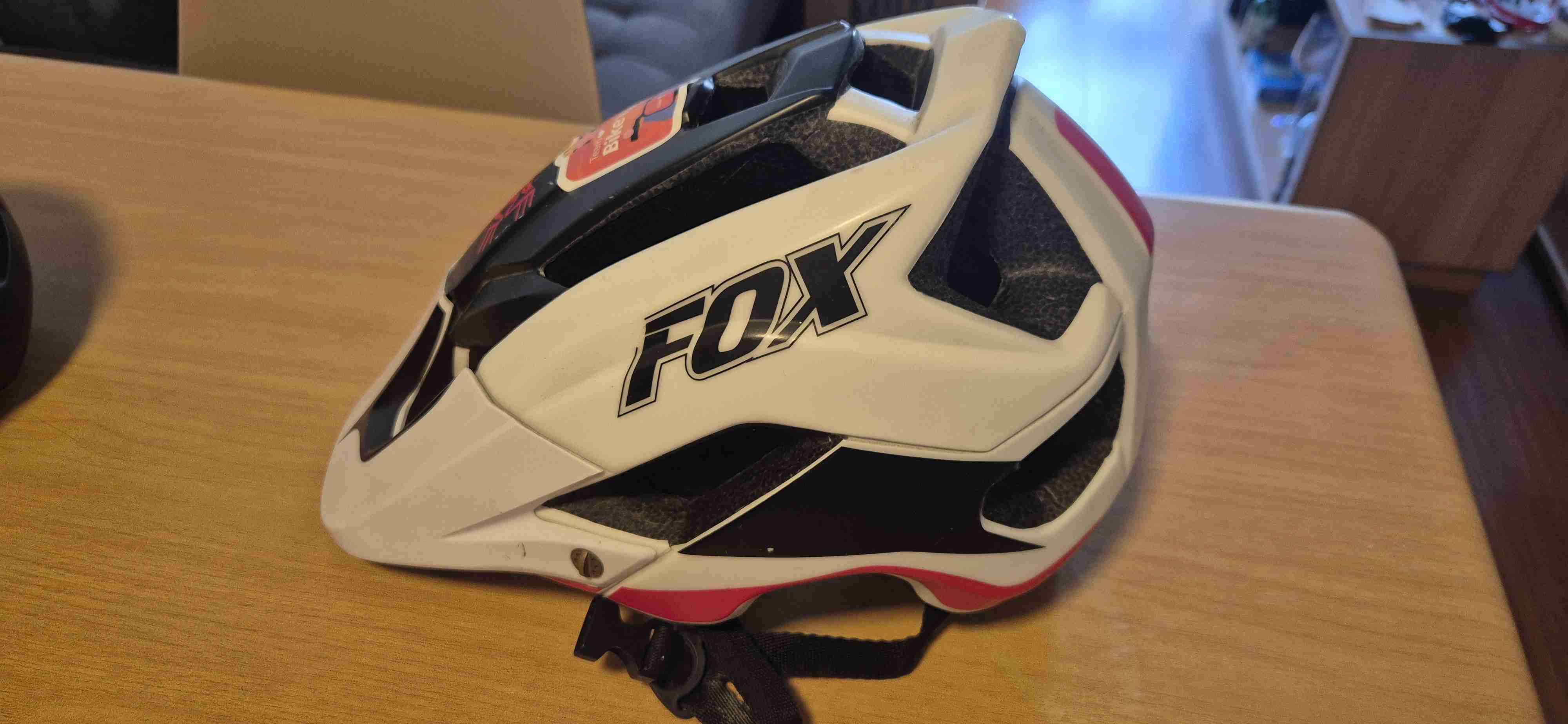 Casco bicicleta Fox blanco - miniatura 1