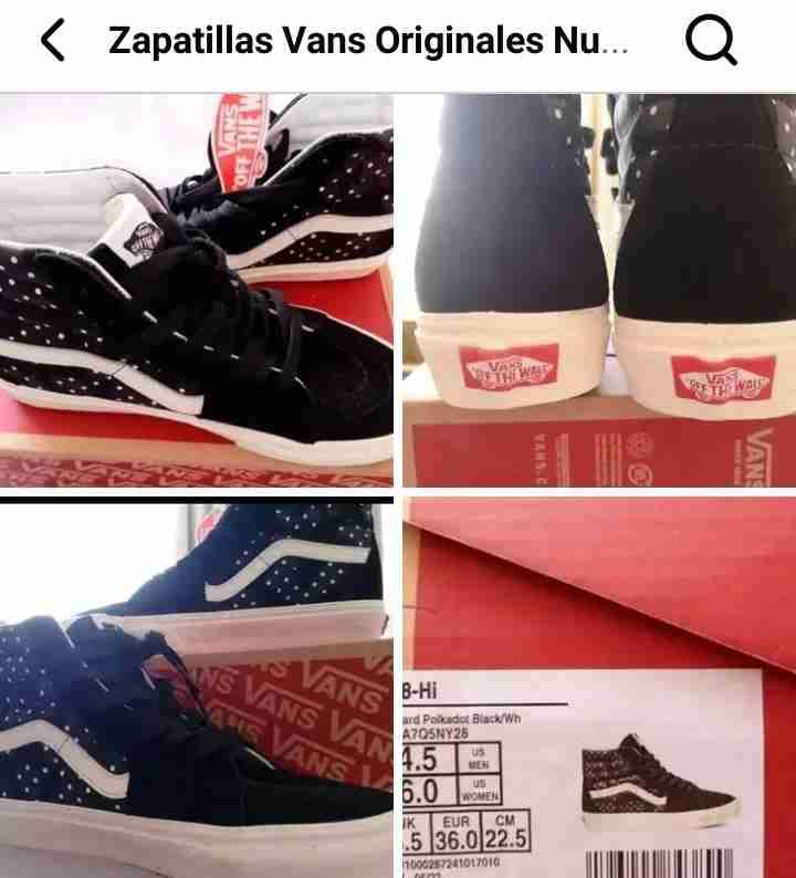 Zapatillas Vans Originales