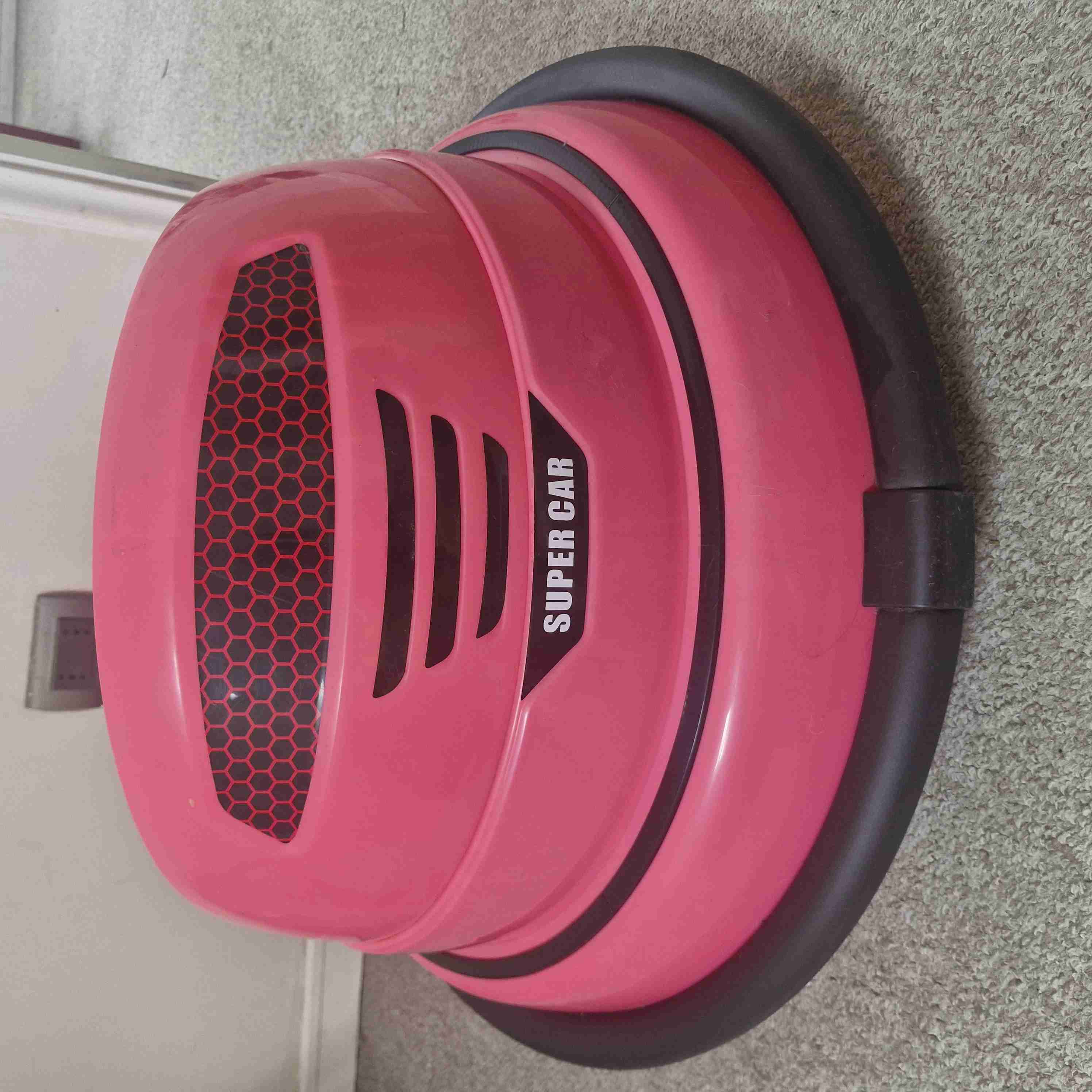 Auto eléctrico infantil rosa - miniatura 2