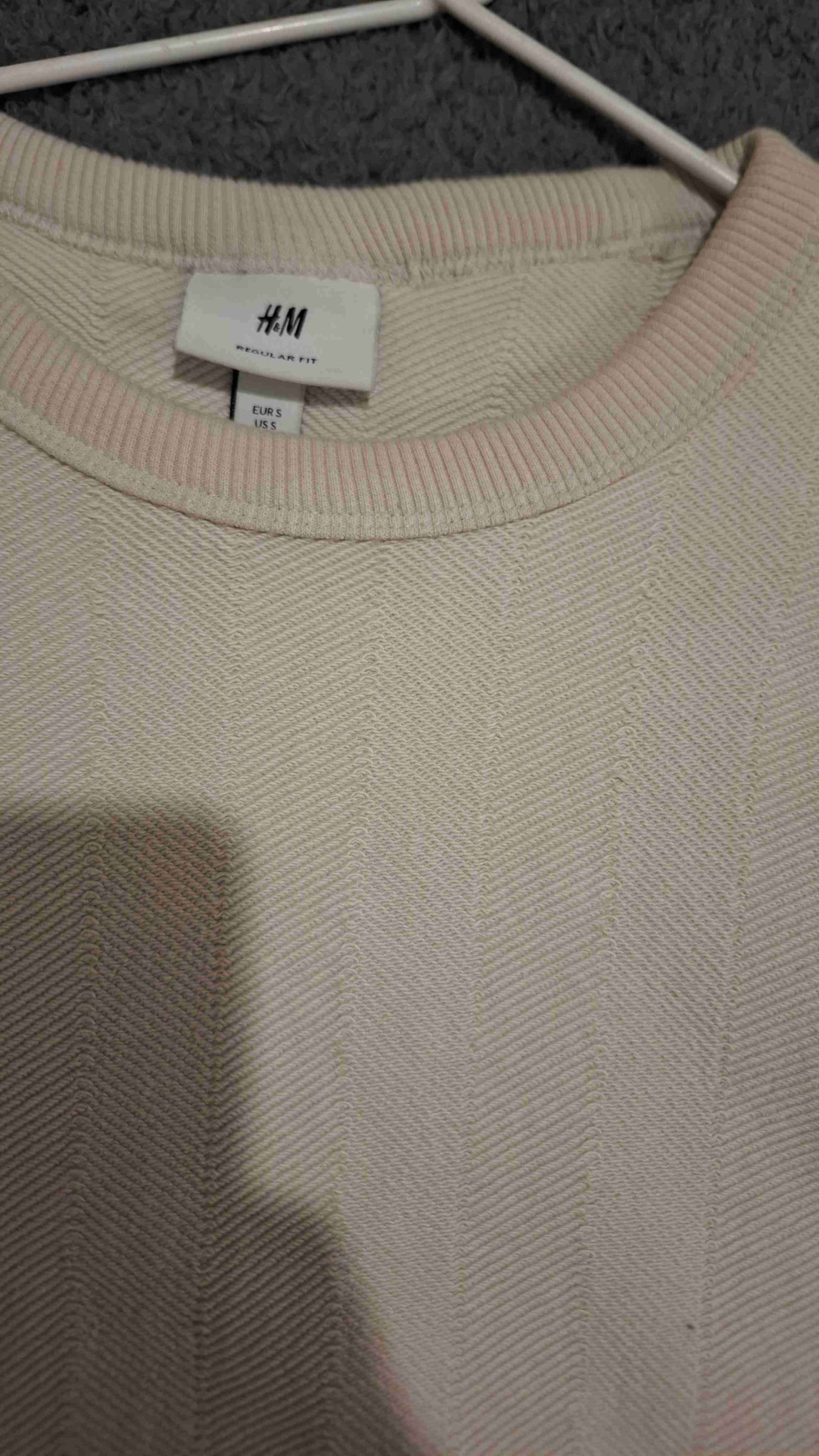 Polerón HyM beige con textura trenzada premium - 7