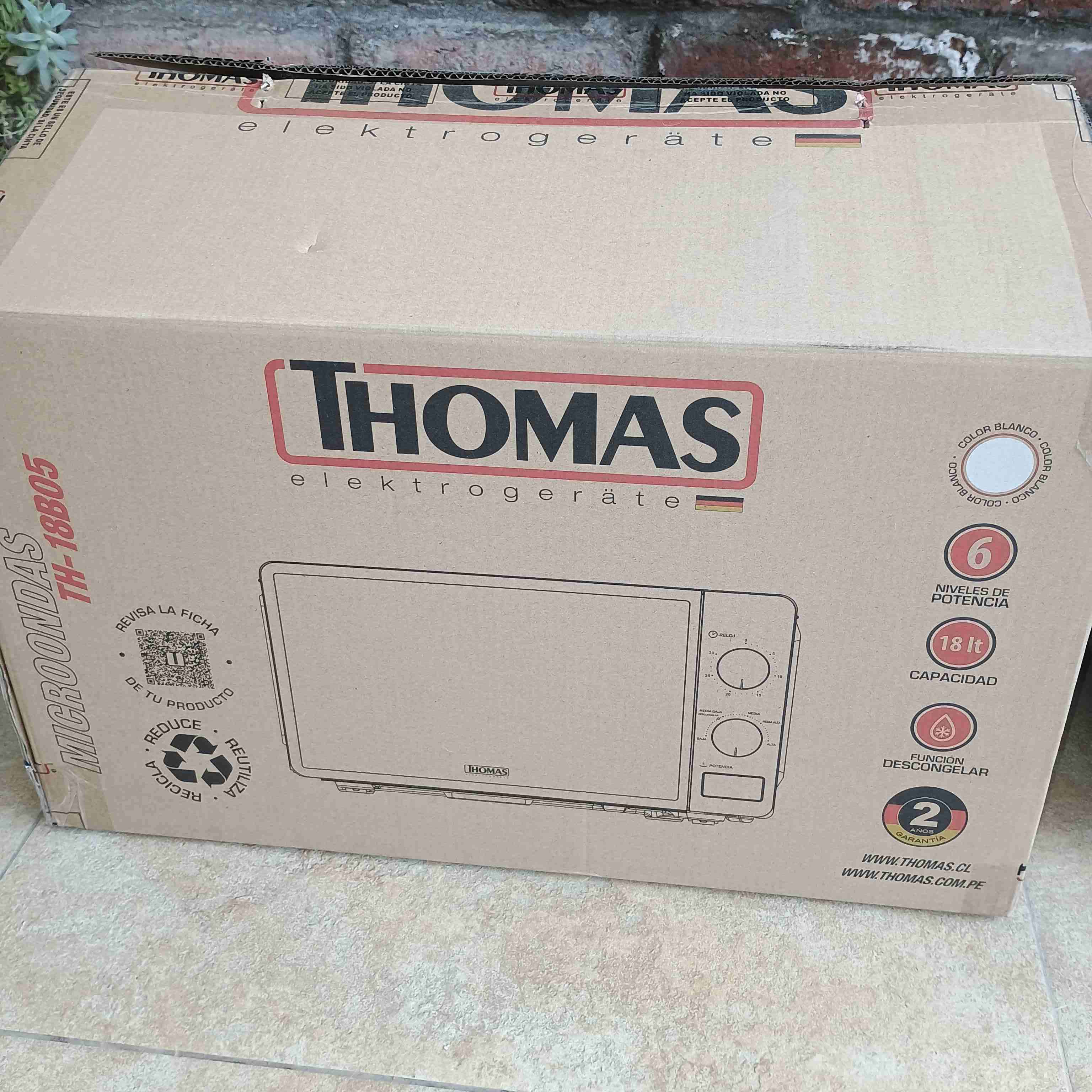 Microondas Thomas 16L con etiquetado C - 5
