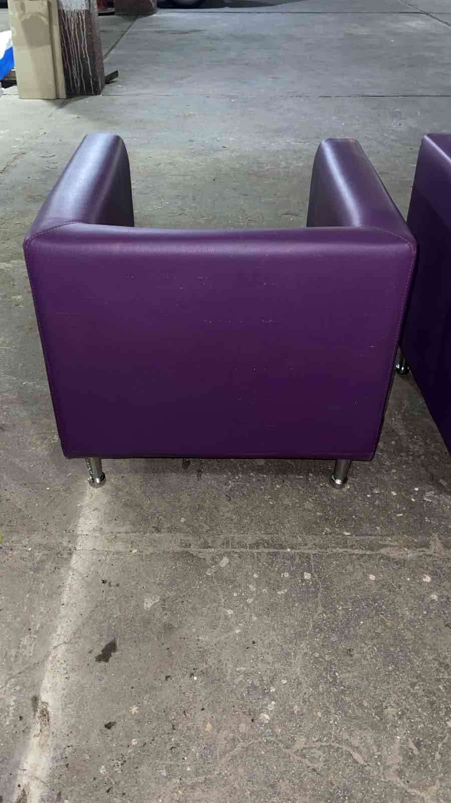 Sillón púrpura moderno - 3