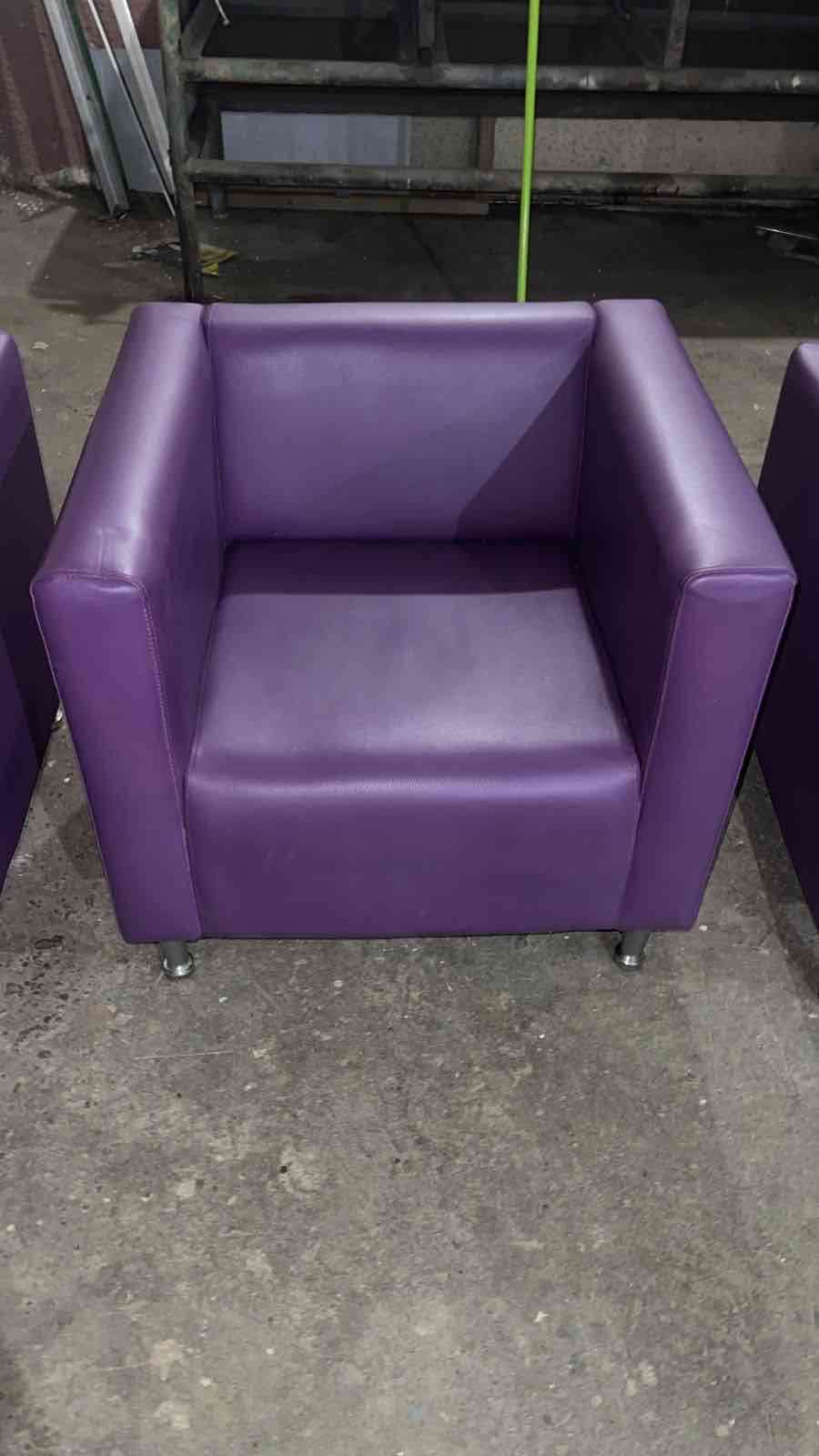 Sillón púrpura moderno - 5