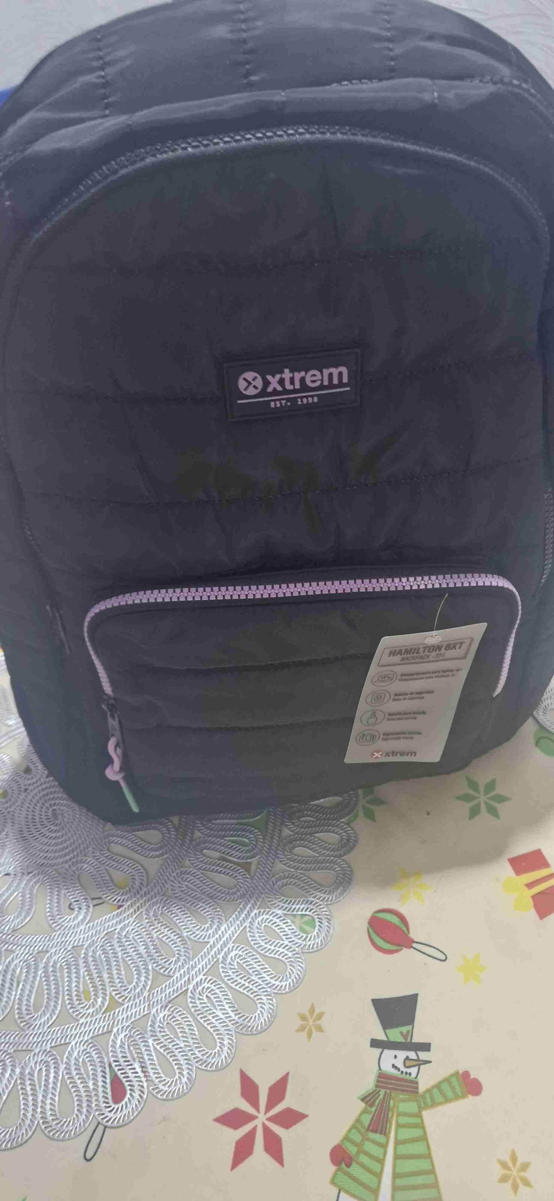 Mochila negra Xtrem Hamilton - miniatura 1
