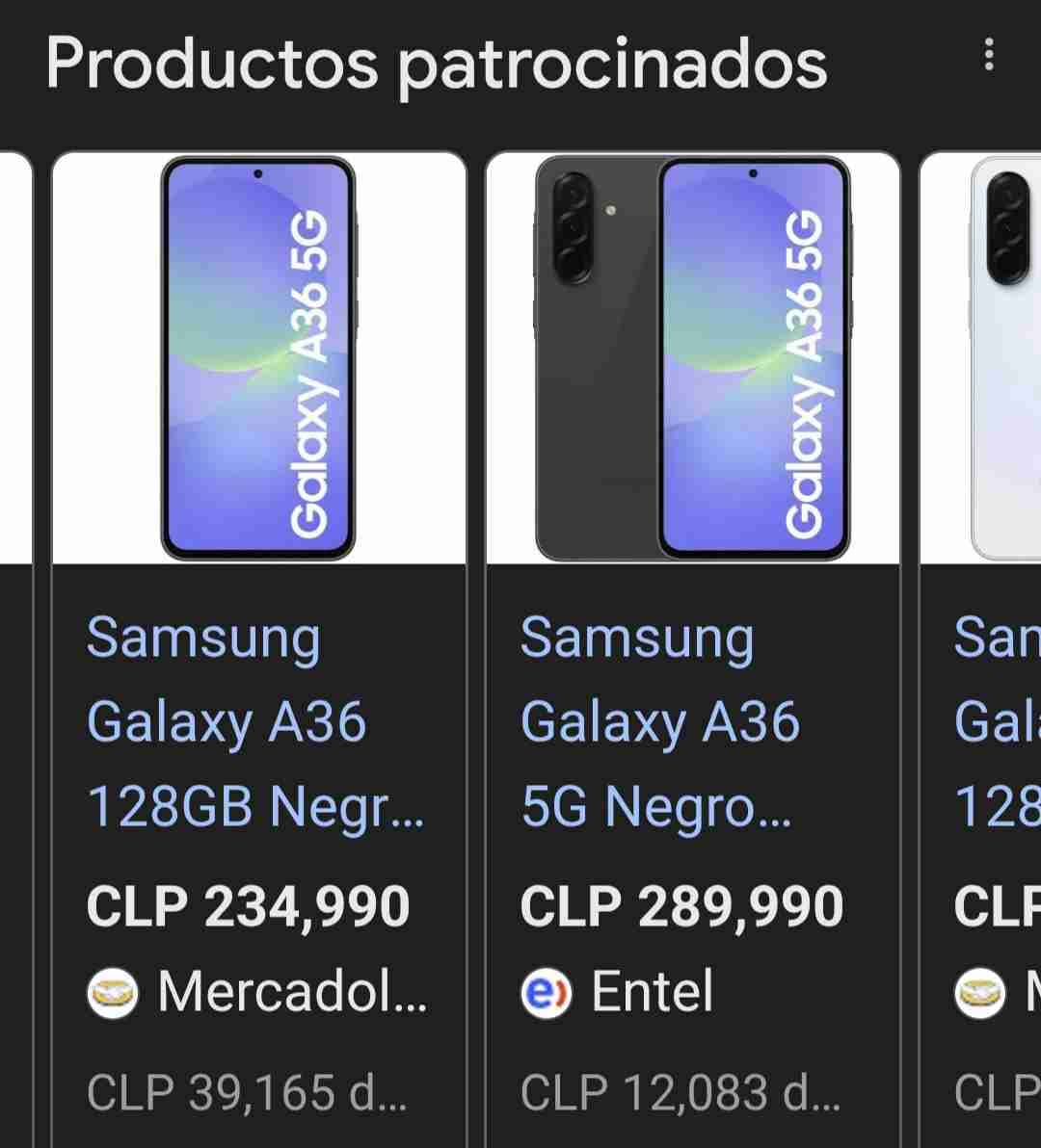 Samsung Galaxy A36 5G Negro