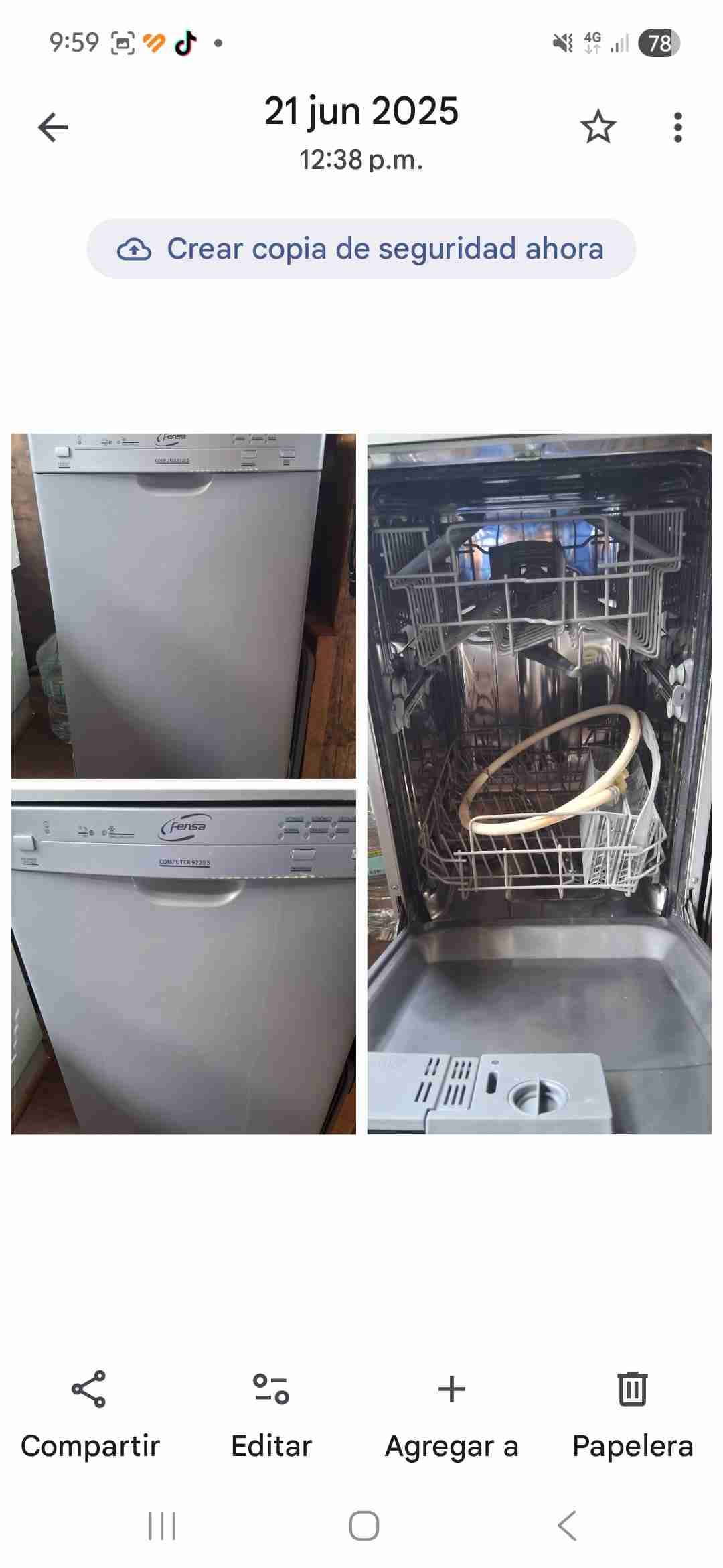 Lavavajillas Fensa Gris - 2