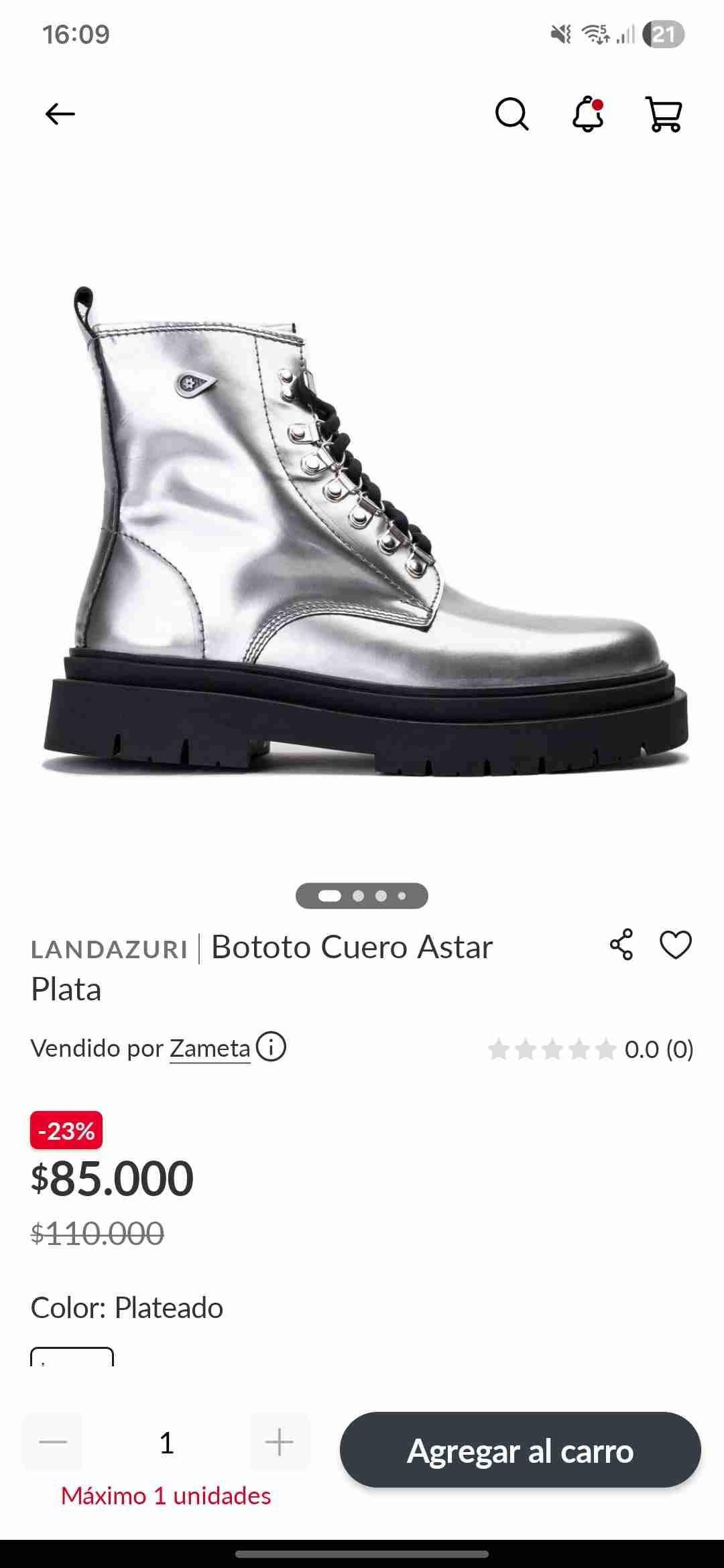 Botas plateadas de Landazuri - 3