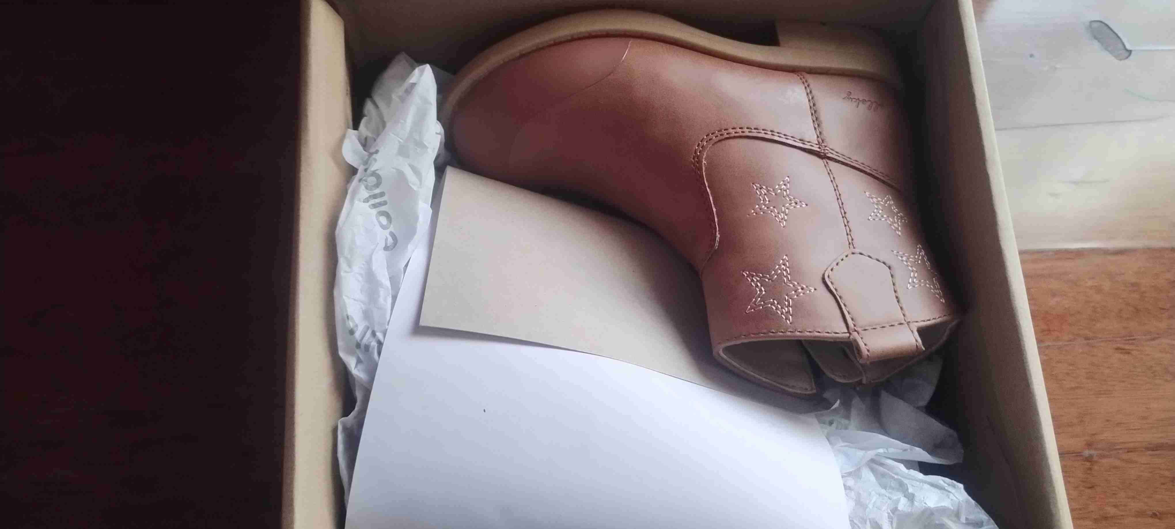 Zapatos infantiles Colloky beige - 2