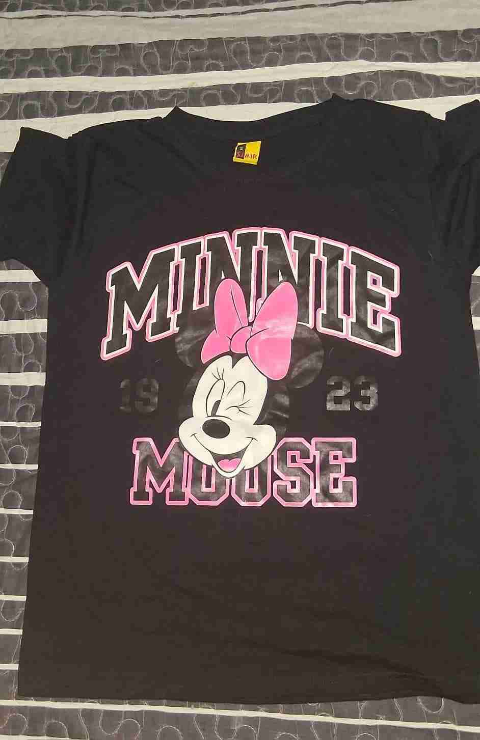 Polera Minnie Mouse negra - 1