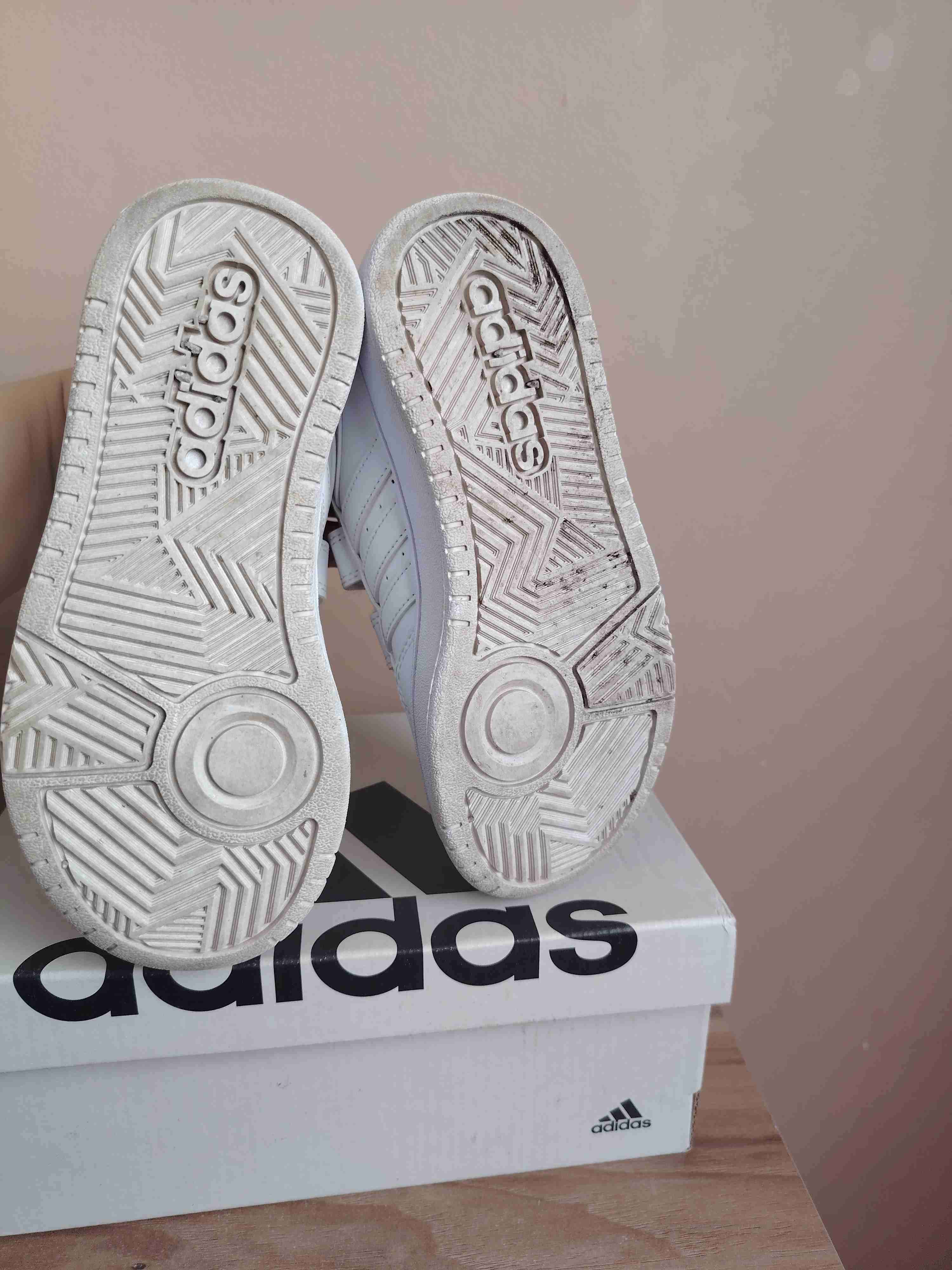 Zapatillas blancas velcro Adidas Numero 30 - miniatura 4