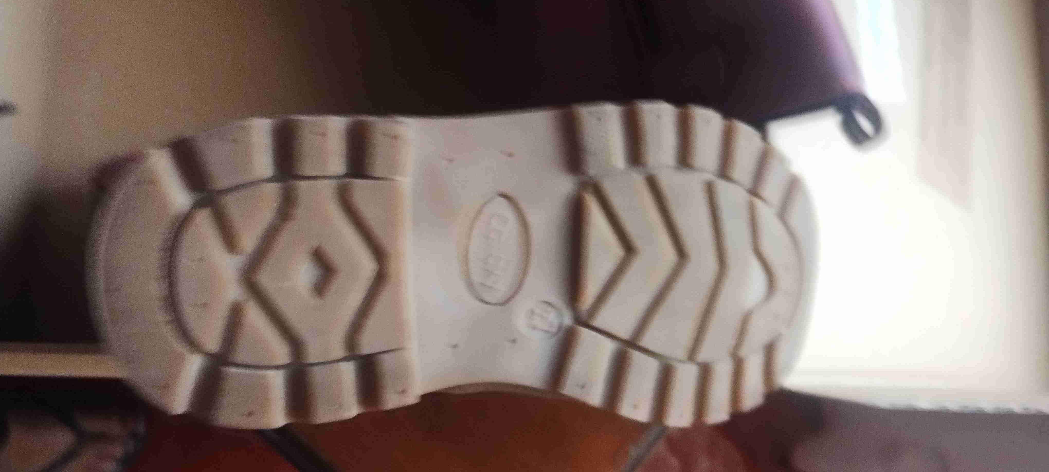 Botines de cuero beige - 1