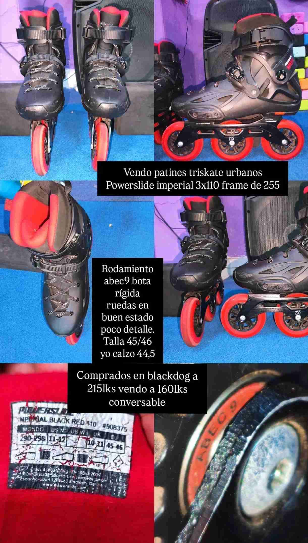 🔥 Patines Powerslide Imperial 3x110 – Frame 255 🔥 - miniatura 6