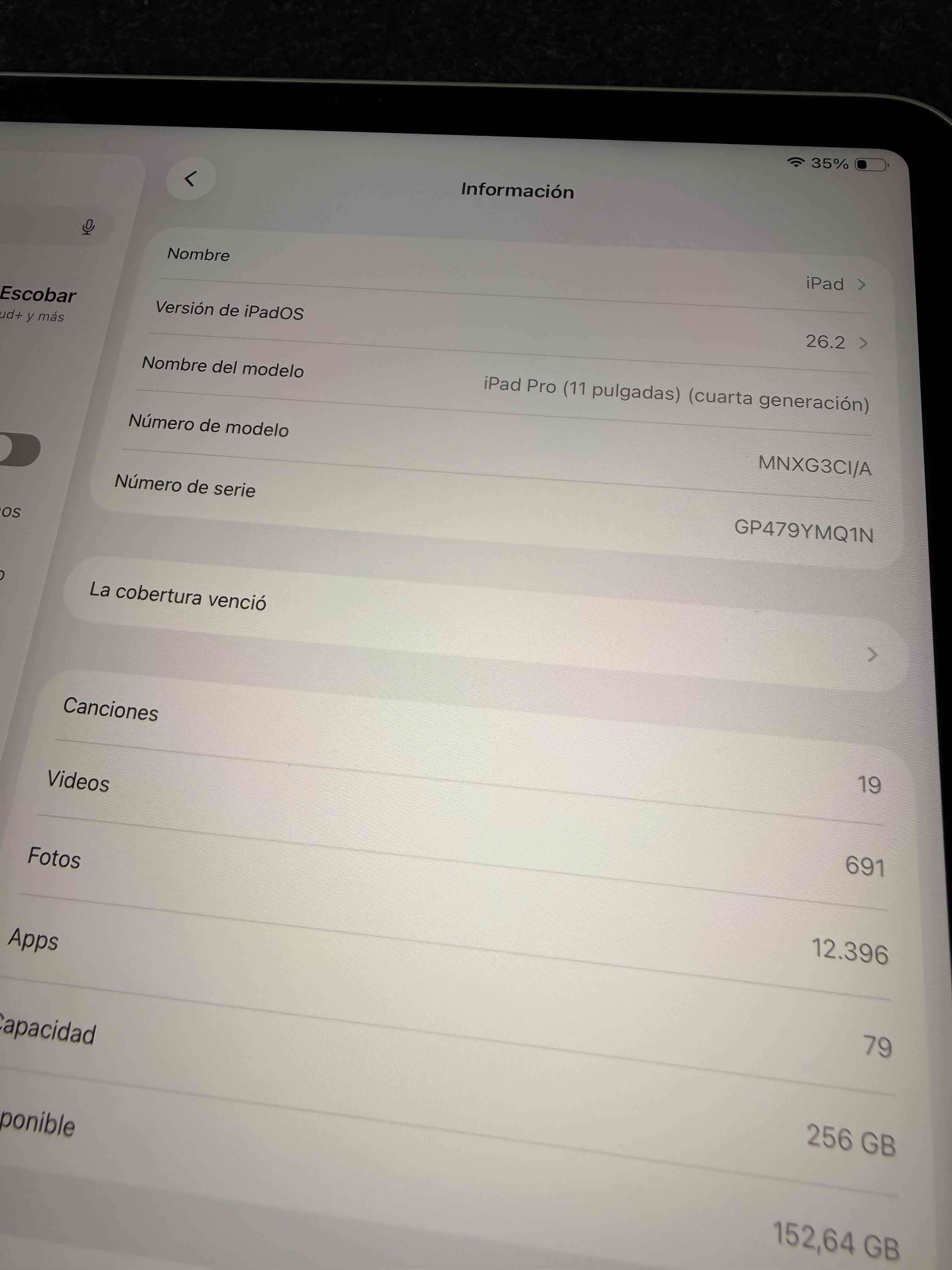 IPad Pro 11” 4ta generación 256GB + Apple Pencil - miniatura 5