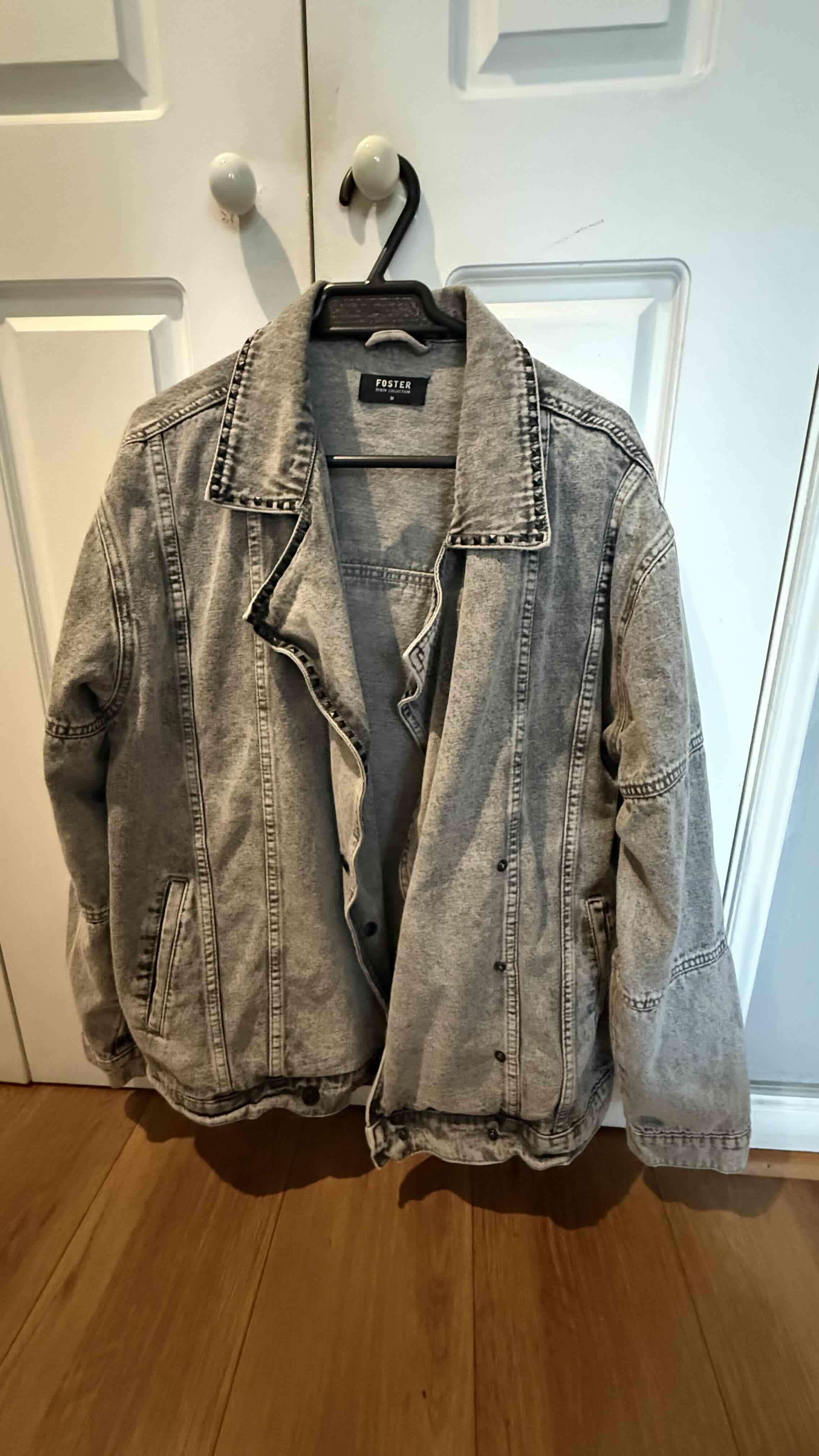 Chaqueta denim gris Foster - 2