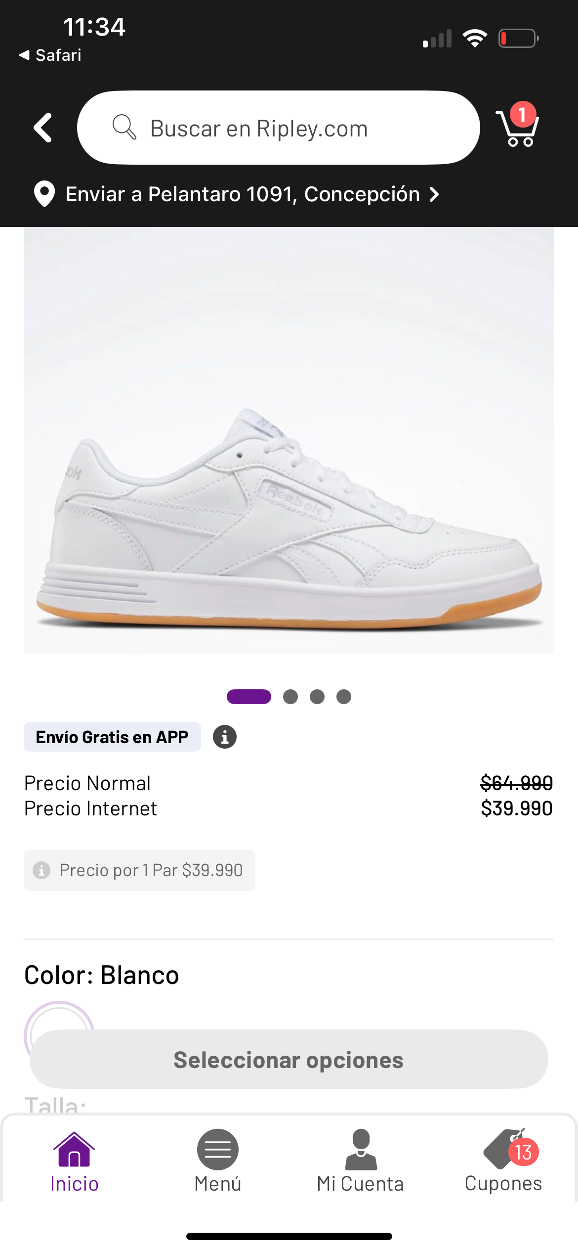 Zapatillas blancas Reebok - 3
