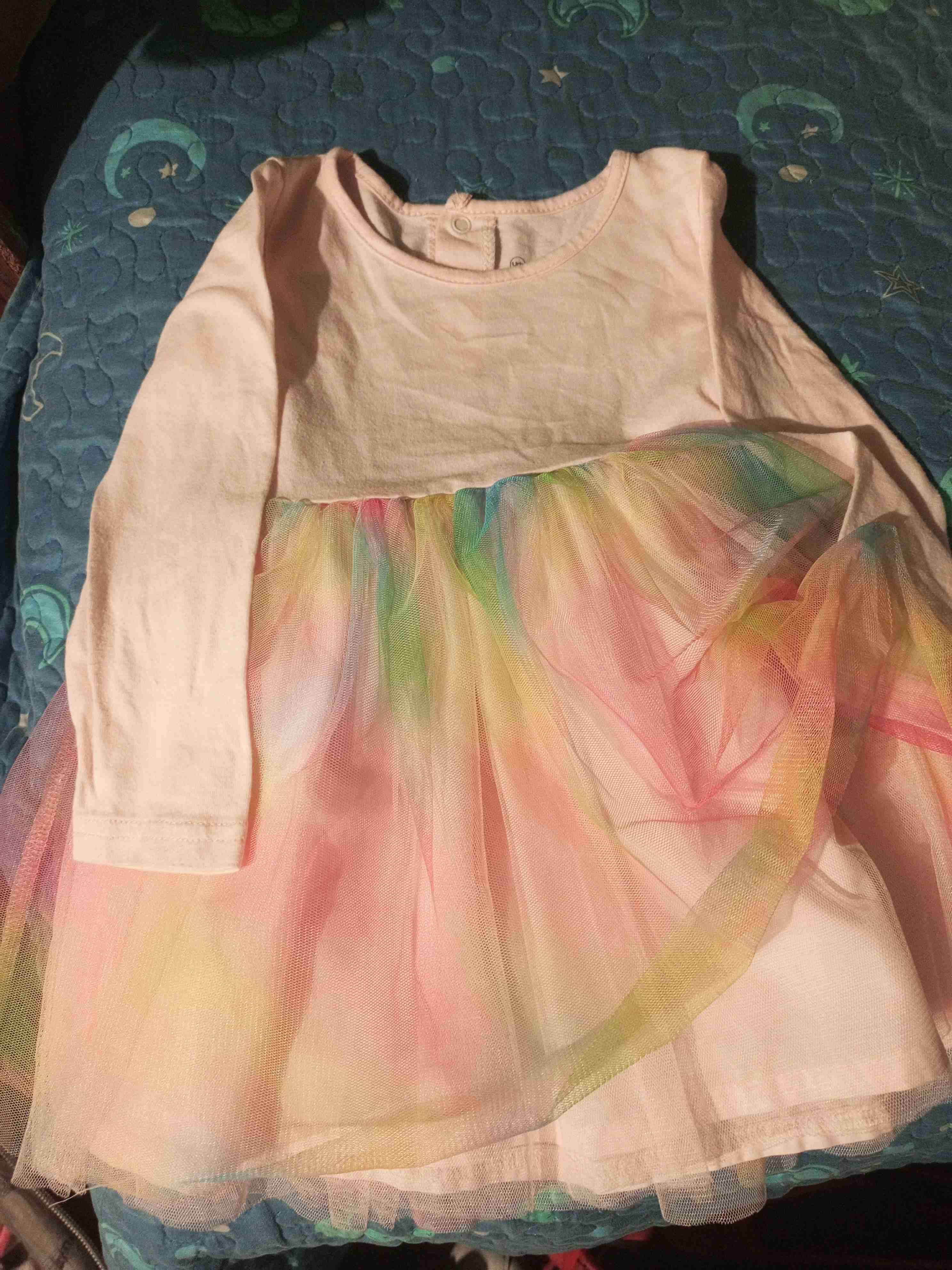 Vestido infantil multicolor