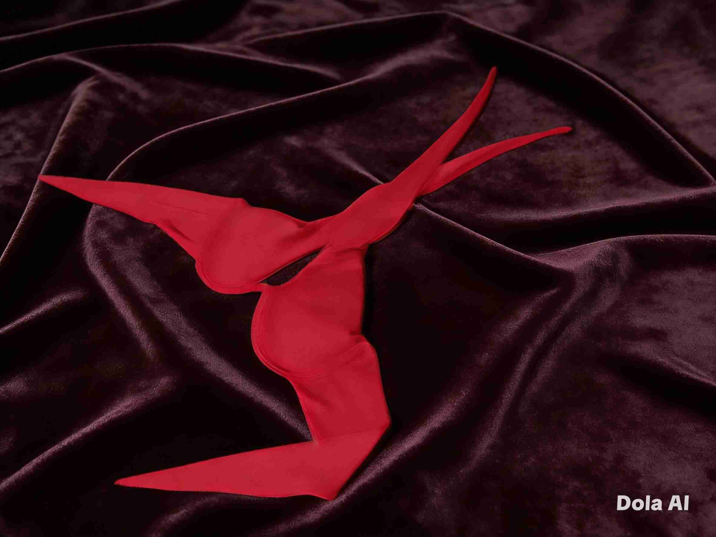 Lazo decorativo rojo