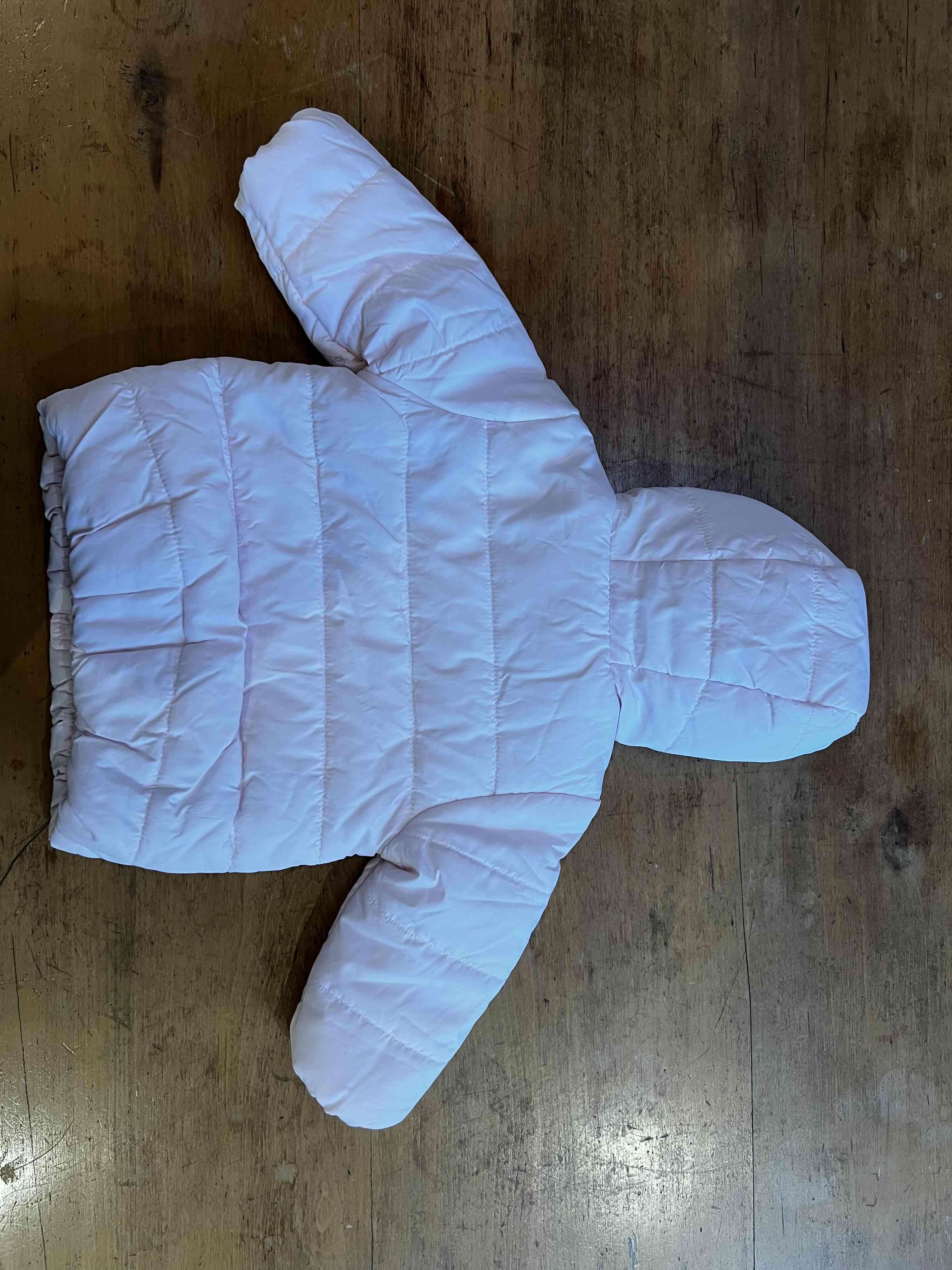 Parka infantil rosa con capucha - 2