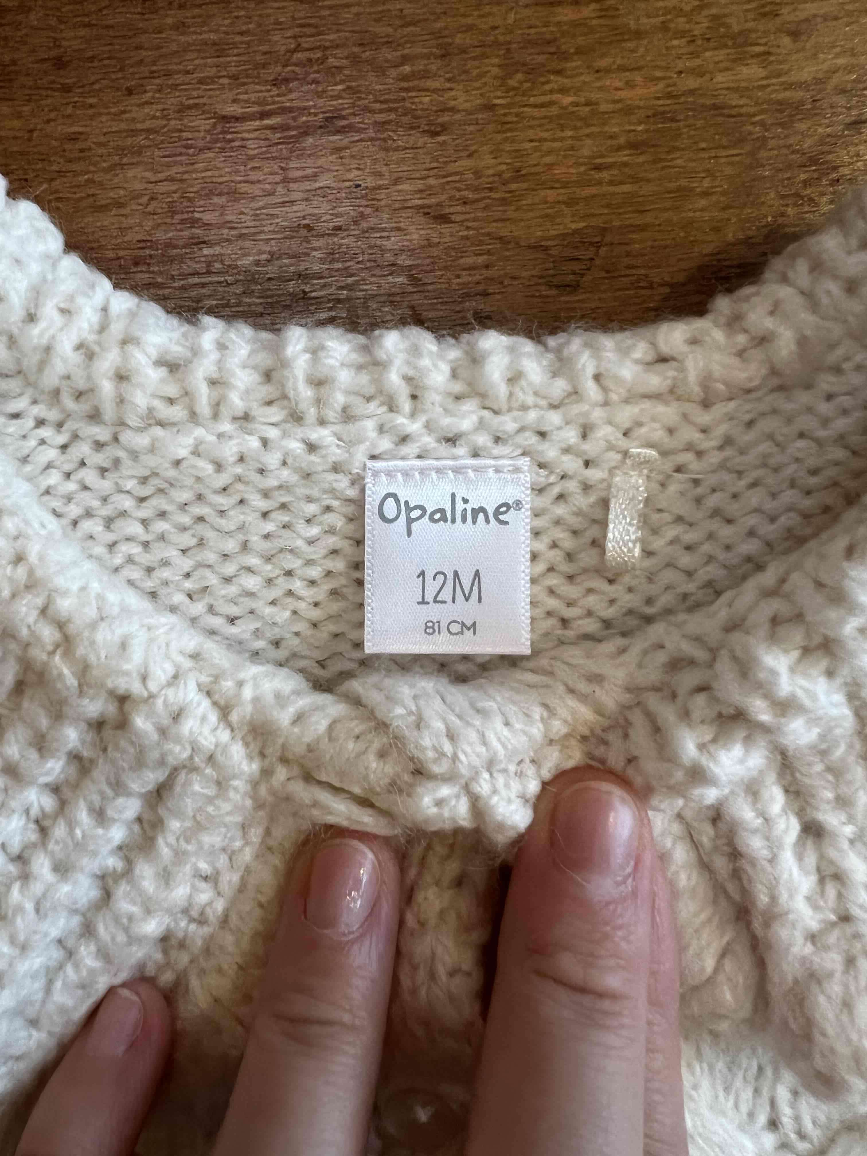 Suéter blanco para bebé - 2