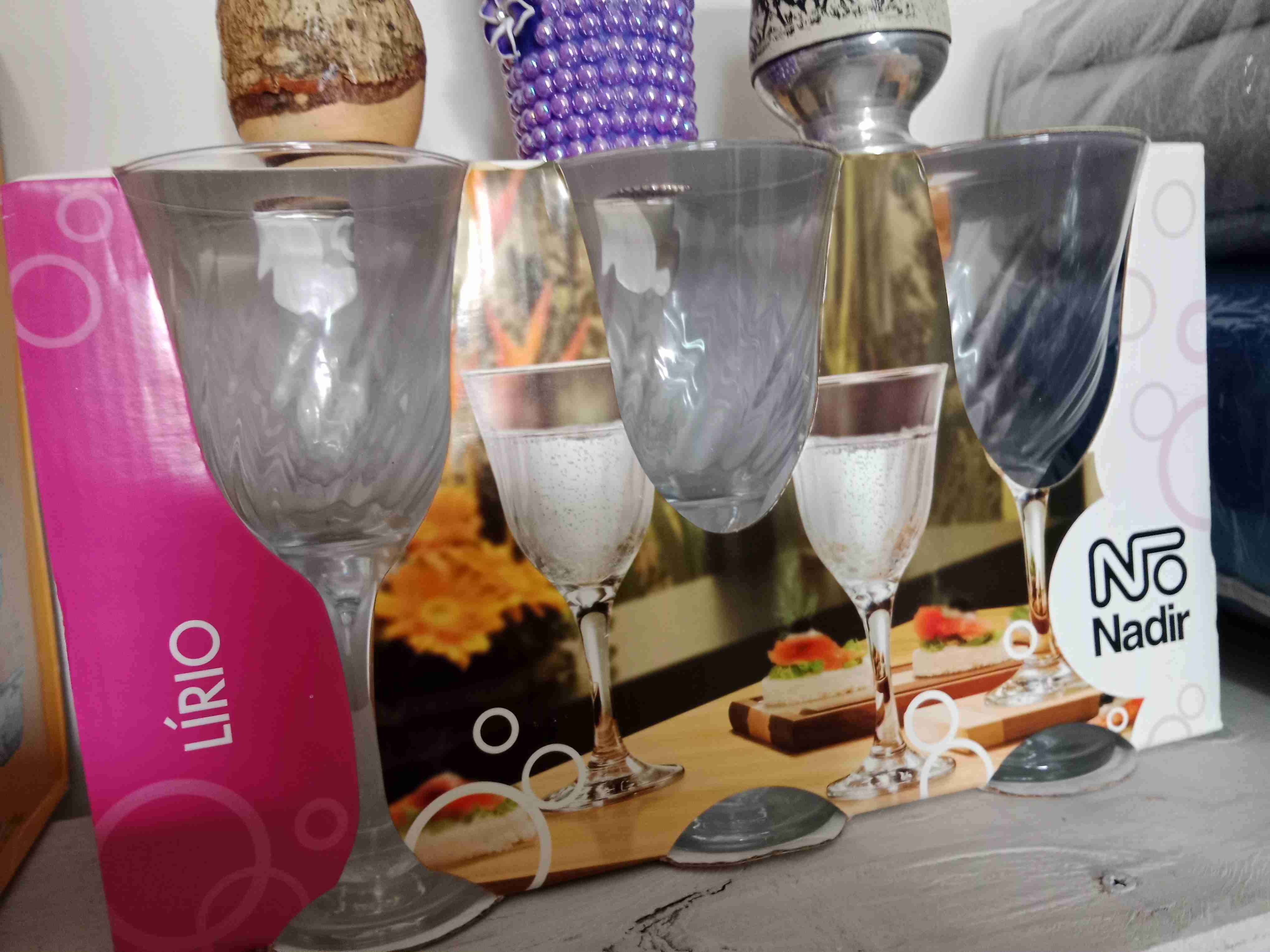 Set de copas Nadir Lirio