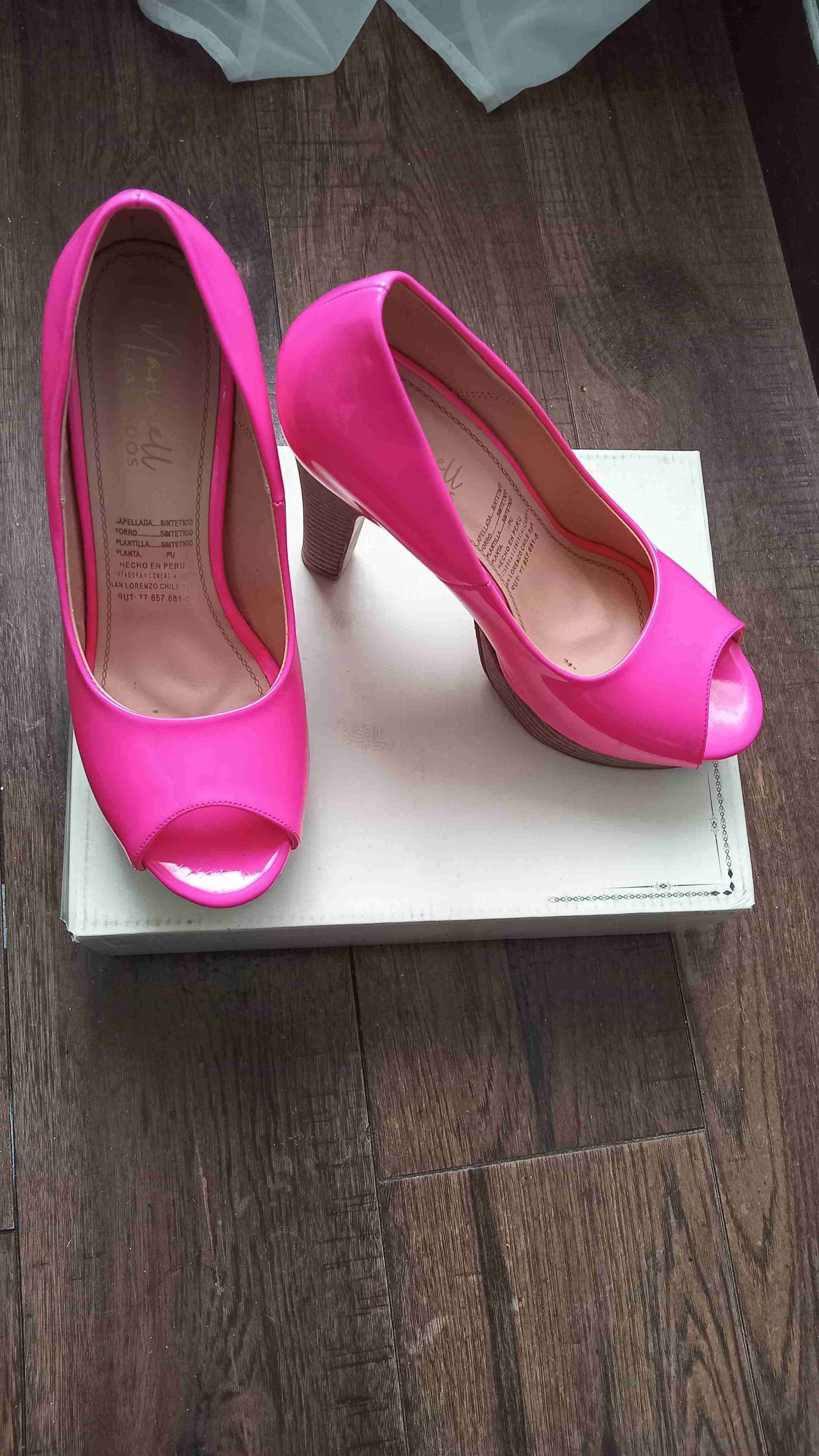 Zapatos charol fucsia - miniatura 2