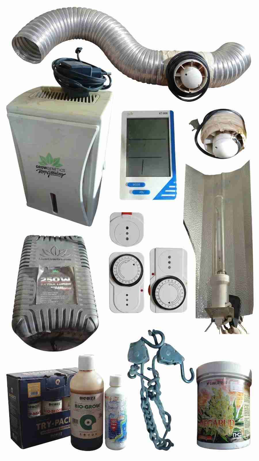 Carpa indoor para cultivo 80 CM x 80 CM x 160 cm - 2