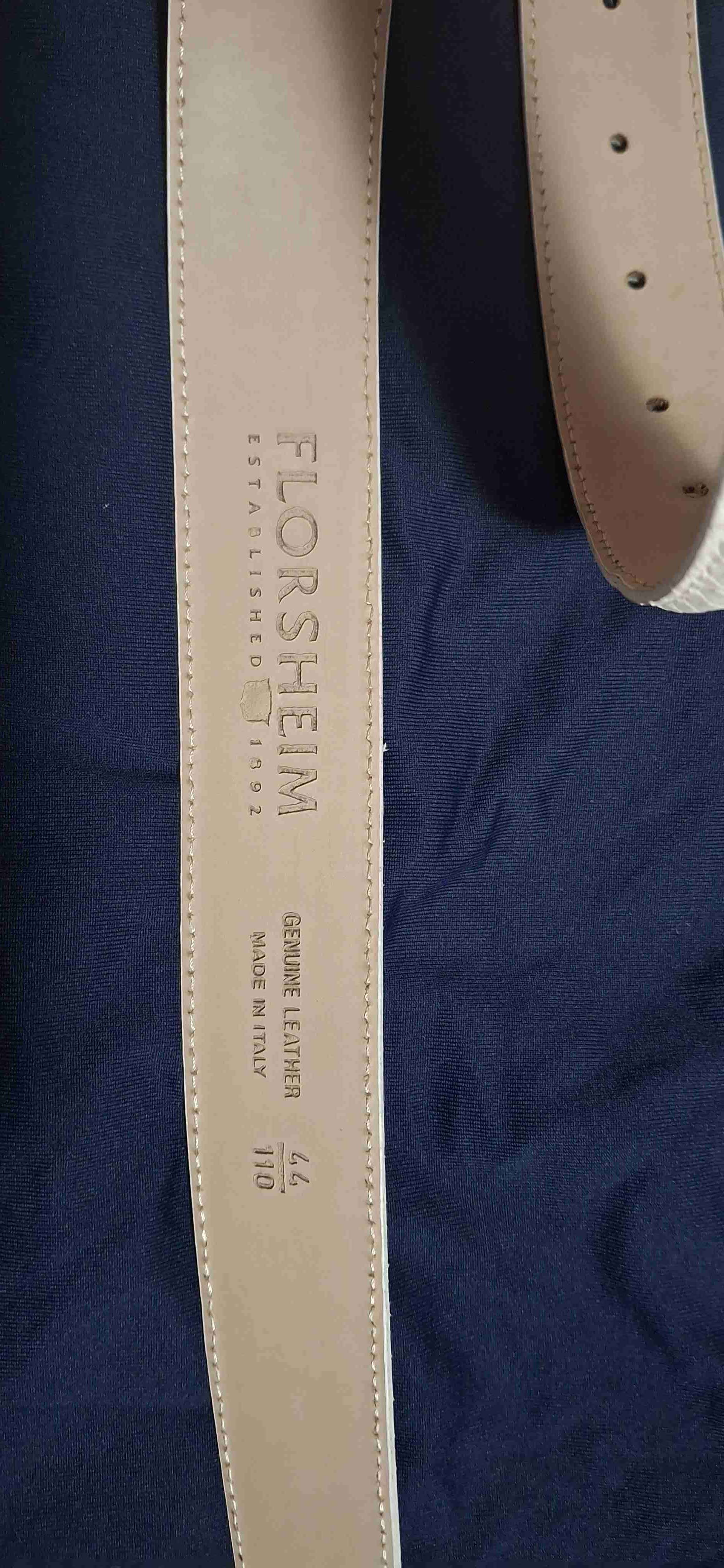 Cinturón piel blanco - 2