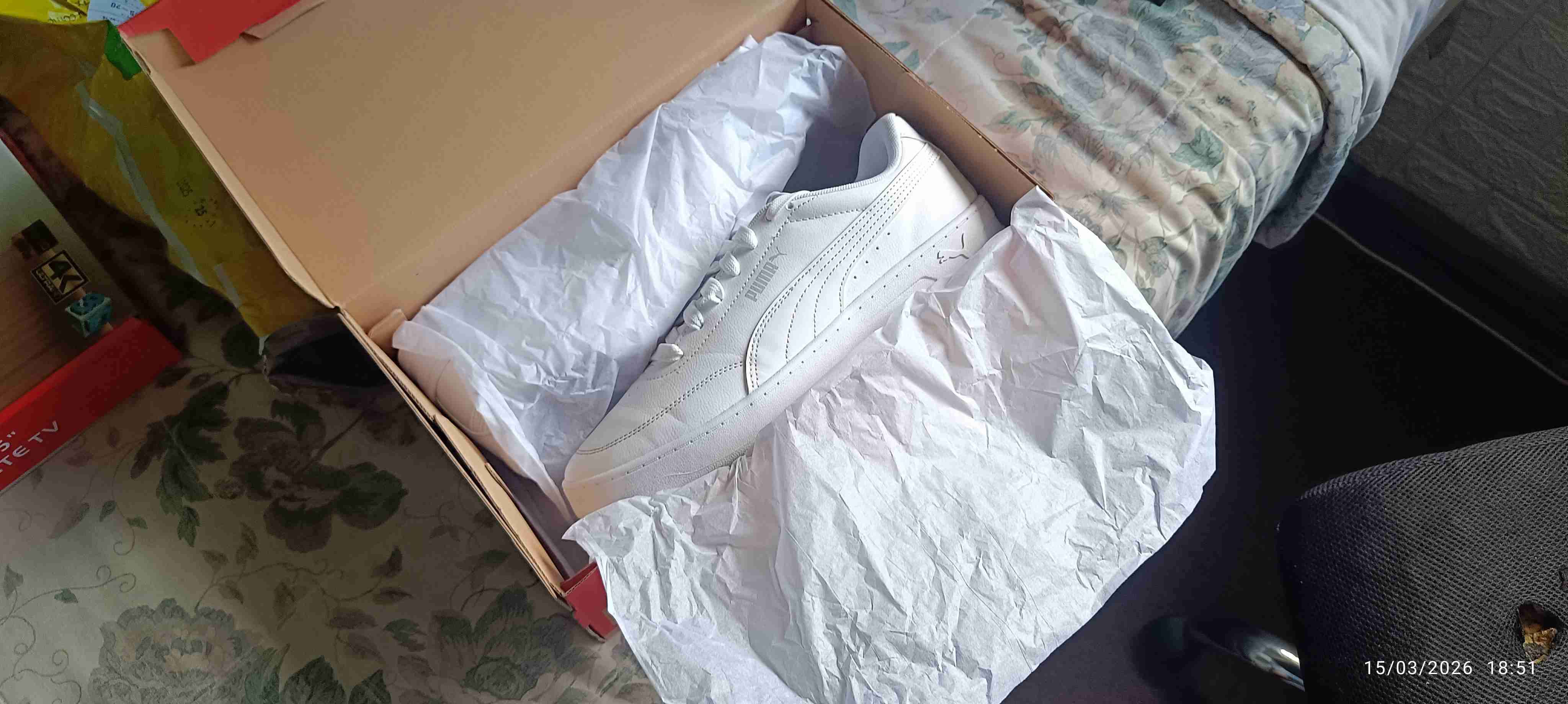 Zapatillas blancas PUMA Clasic Court talla 42 27cm - miniatura 2