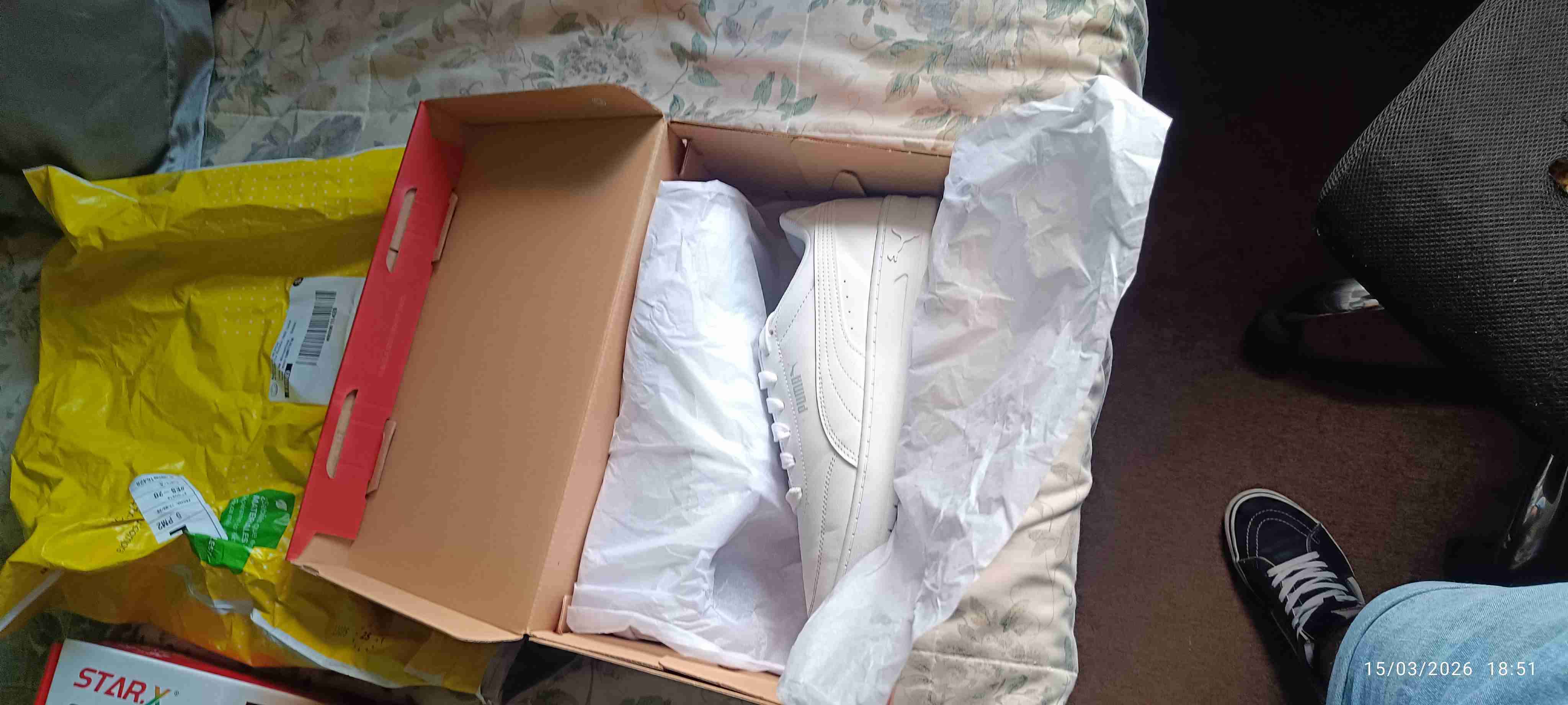 Zapatillas blancas PUMA Clasic Court talla 42 27cm - miniatura 4