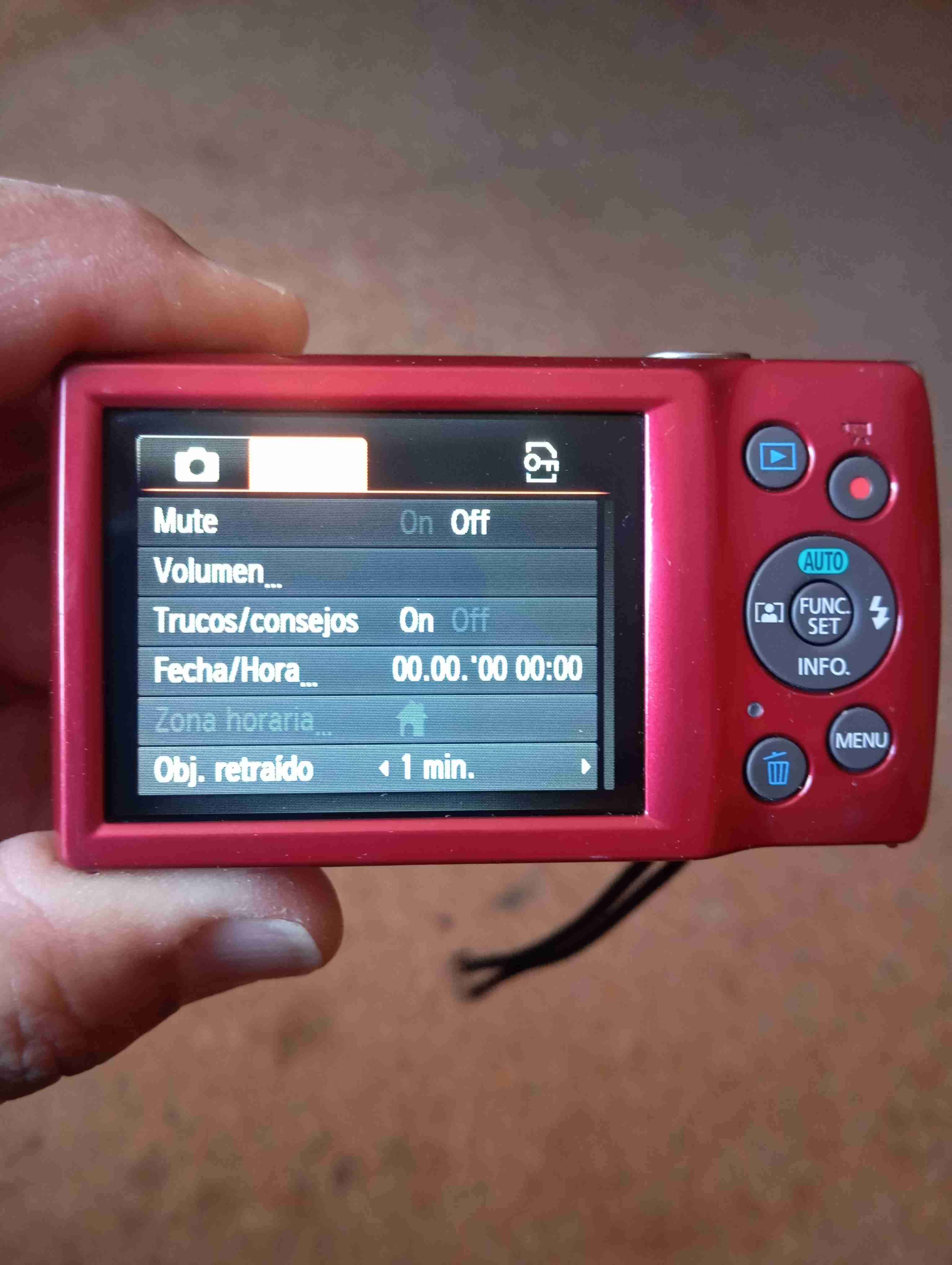 Canon powershot 8x elph 180 color rojo - miniatura 5