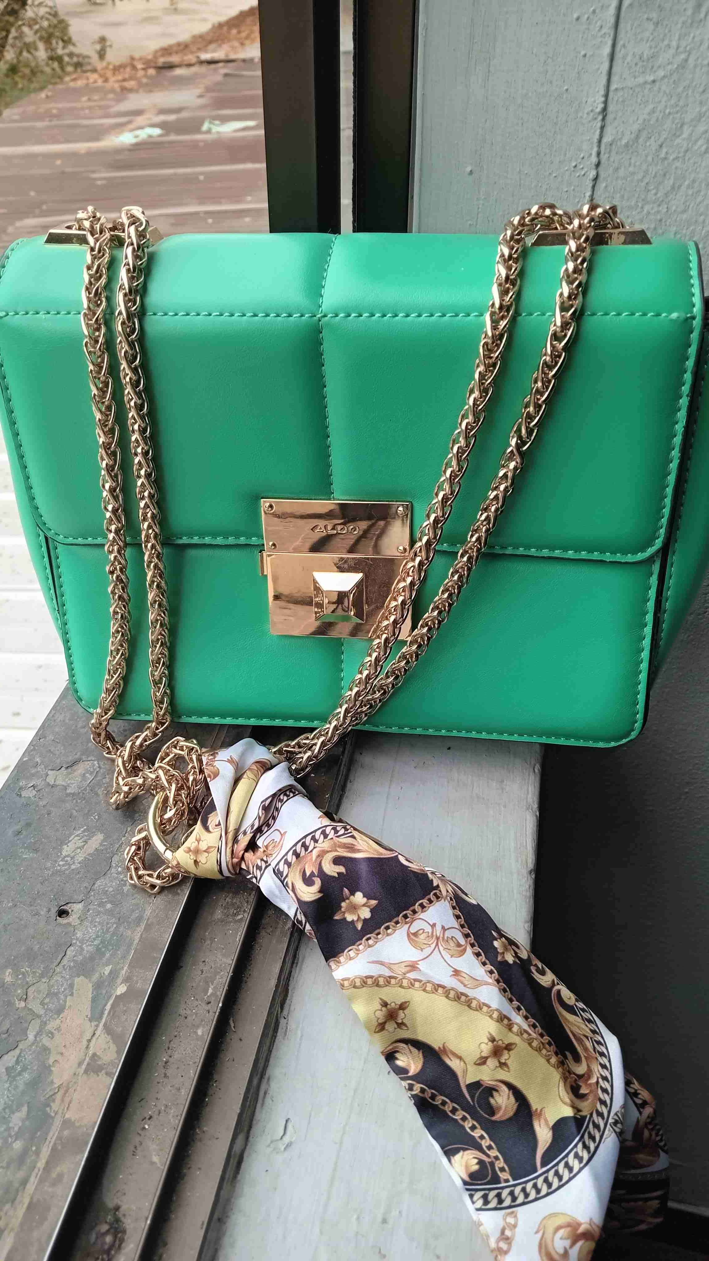 Cartera verde ALDO con cadena - 3