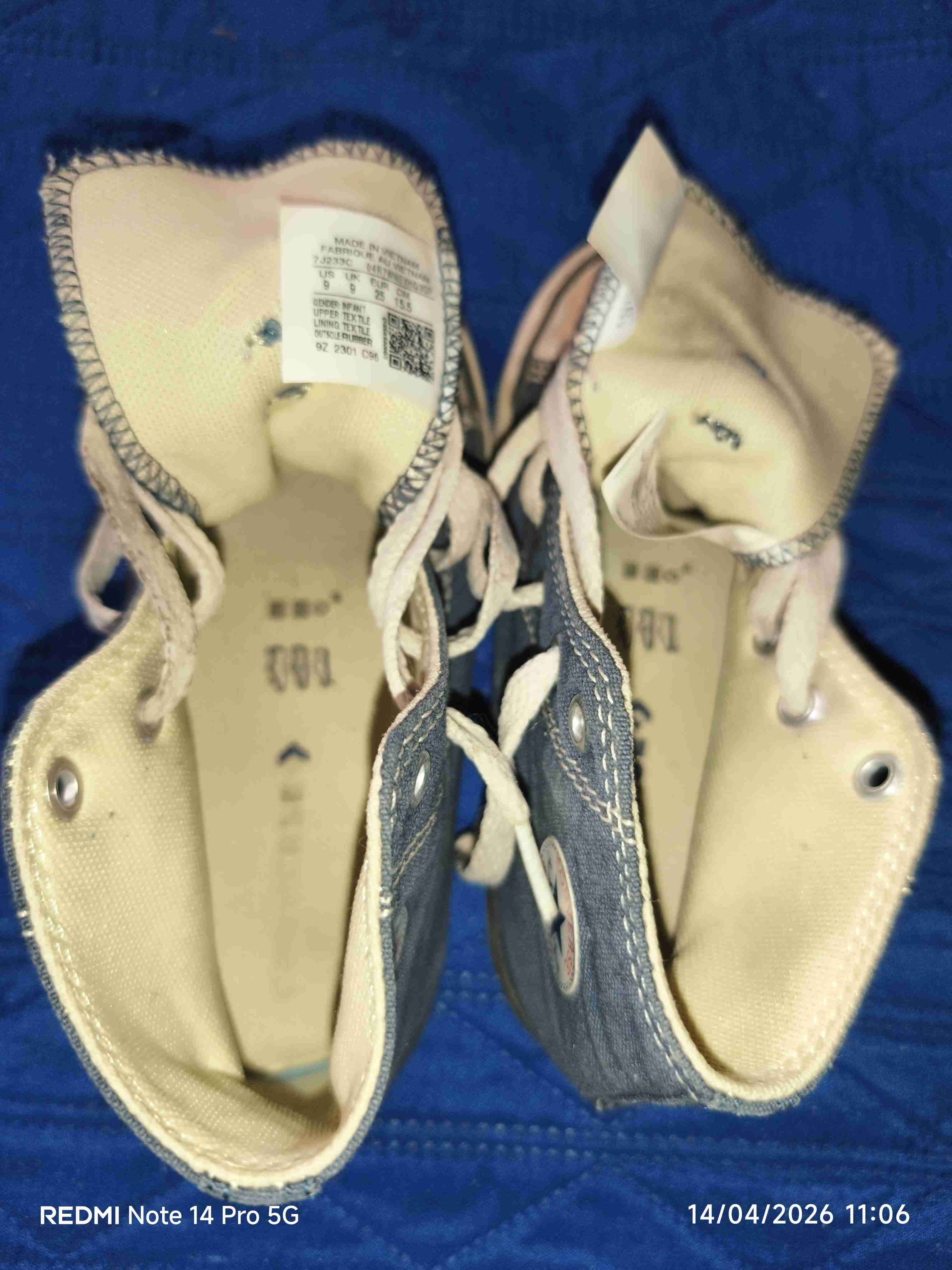 Zapatos converse tipo chapulina para niños - miniatura 1