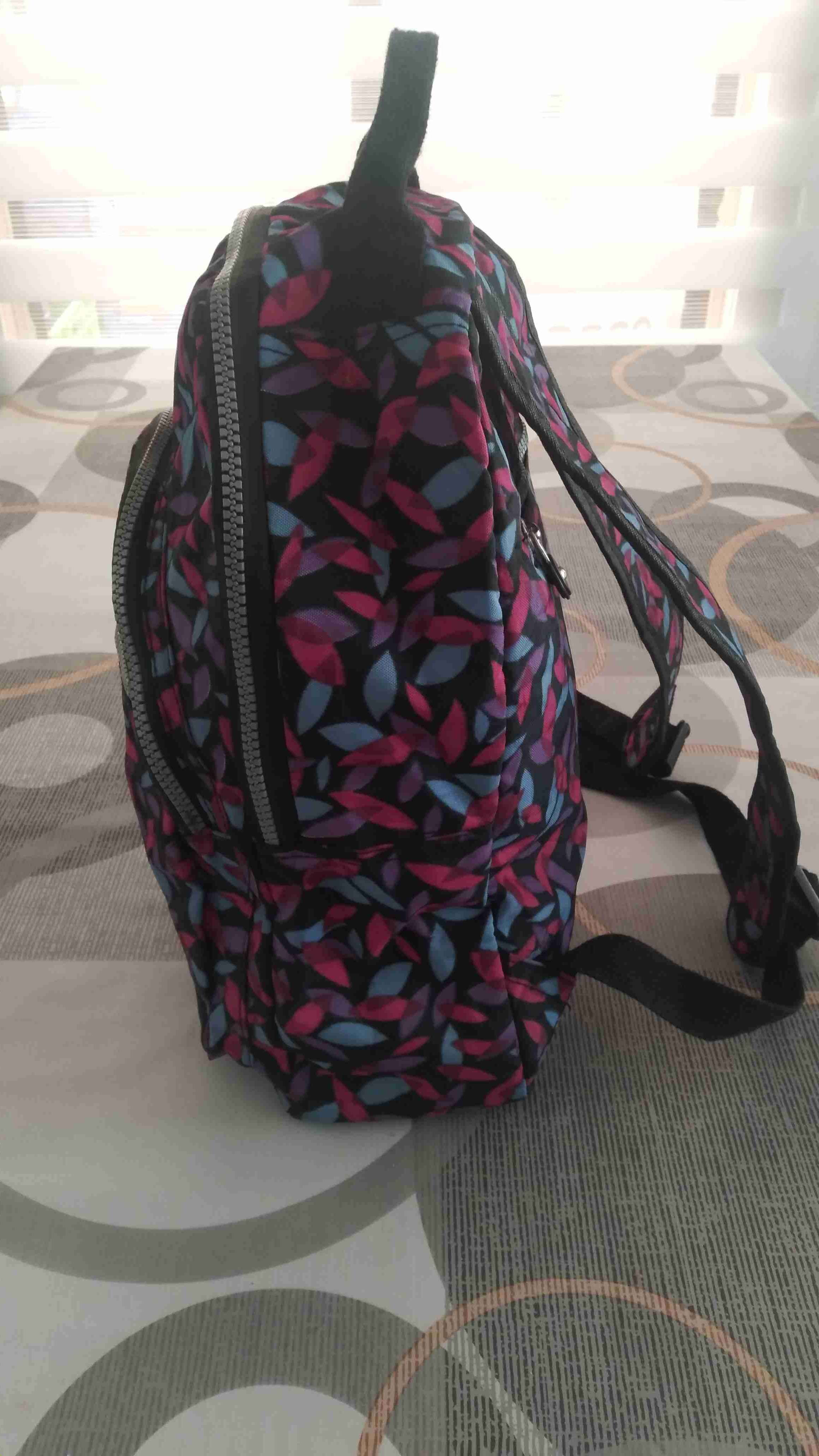 Mochila estampada colorida - 1