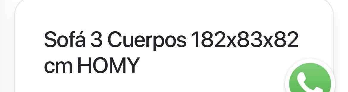 Sofá turquesa de 3 plazas - miniatura 2